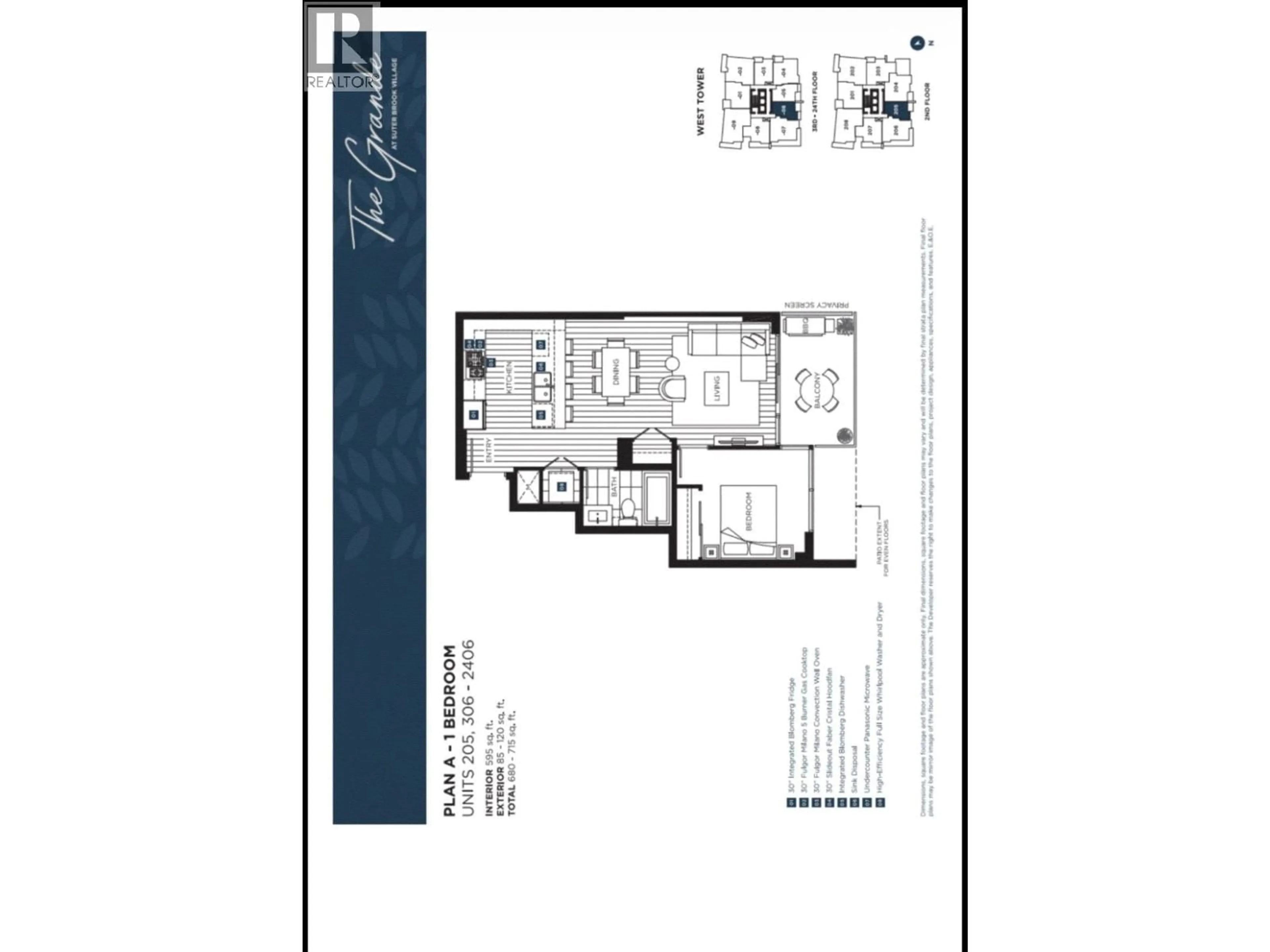 Floor plan for 2106 - 305 MORRISSEY ROAD, Port Moody British Columbia V3H0M3