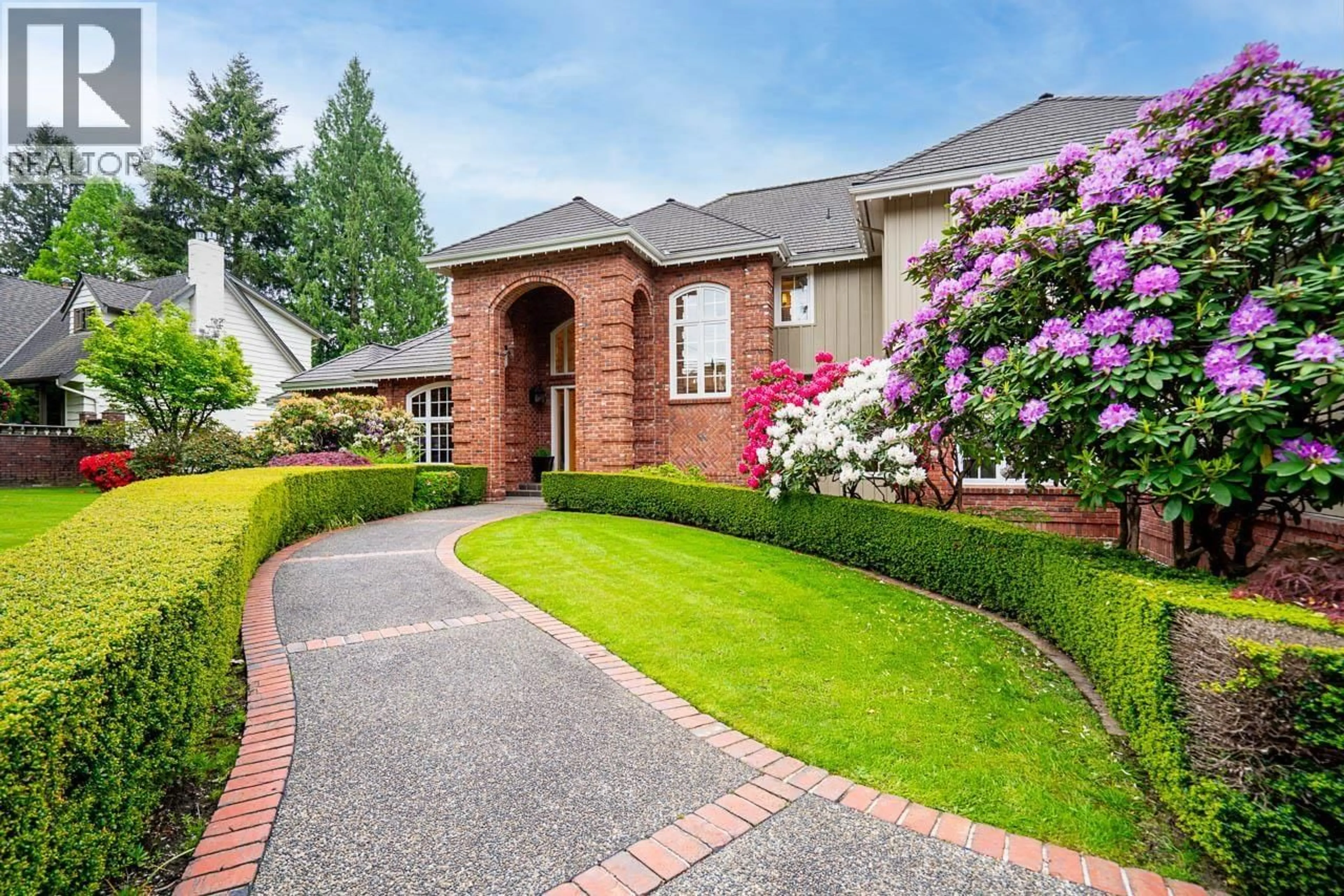Home with brick exterior material, street for 7976 GOVERNMENT ROAD, Burnaby British Columbia V5A2E2