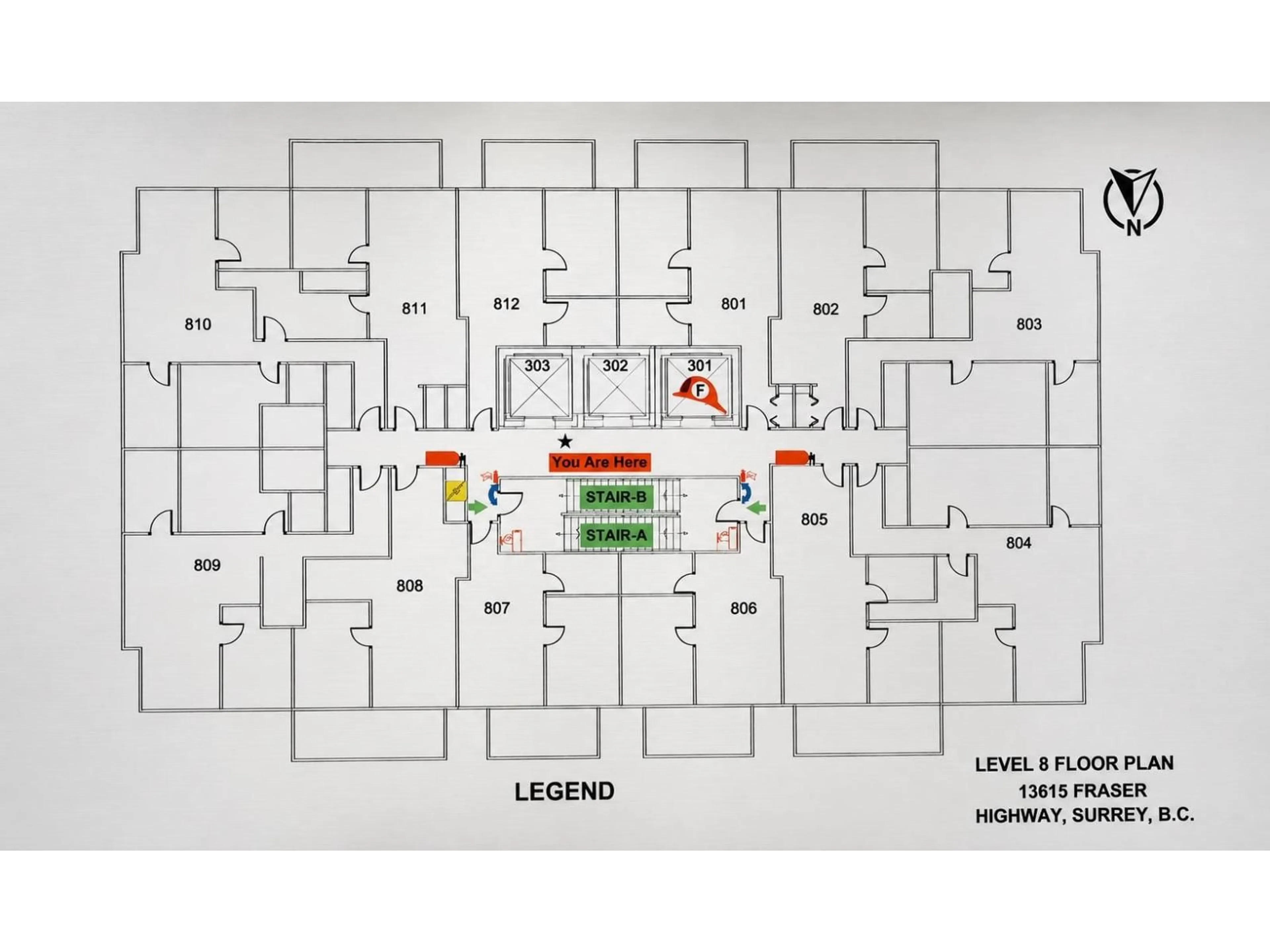 Floor plan for 803 - 13615 FRASER HIGHWAY, Surrey British Columbia V3T0P7
