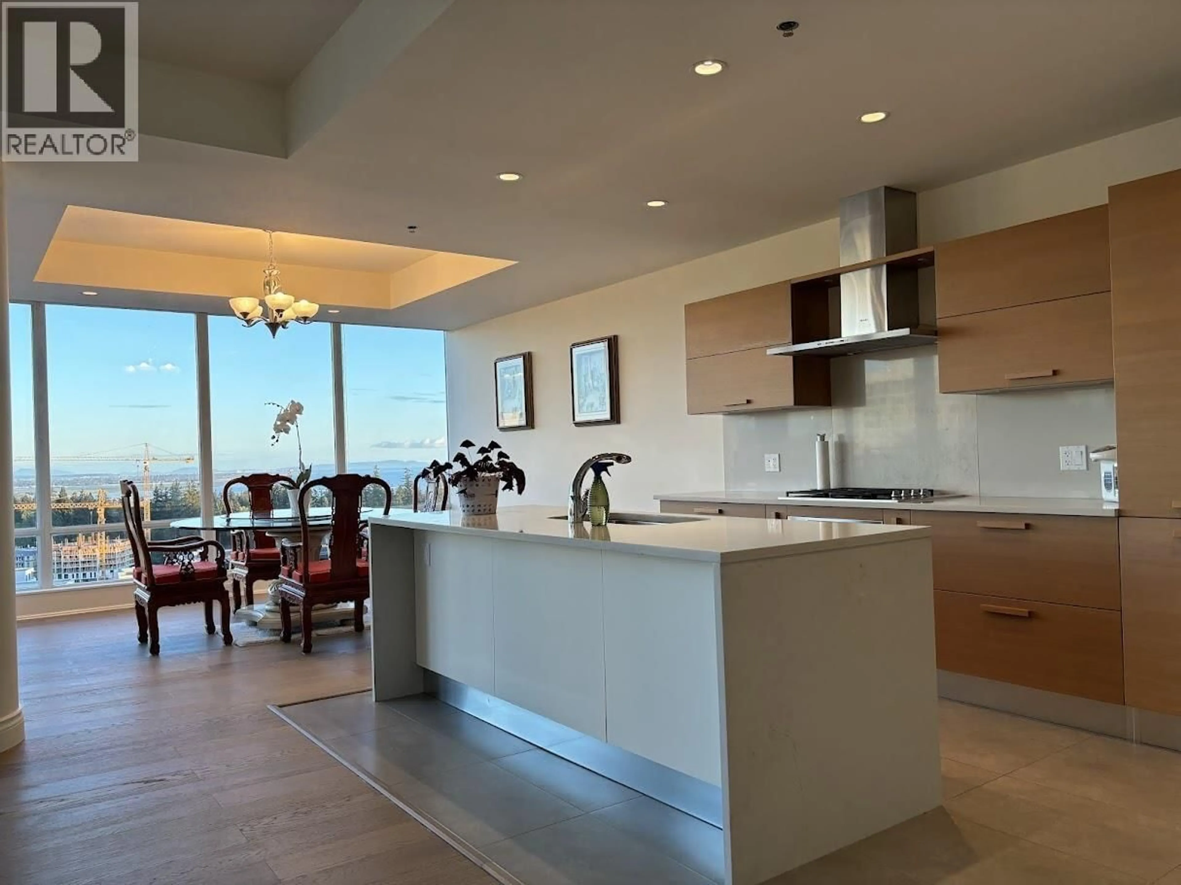 Open concept kitchen, ceramic/tile floor for 1501 - 5838 BERTON AVENUE, Vancouver British Columbia V6S0A5