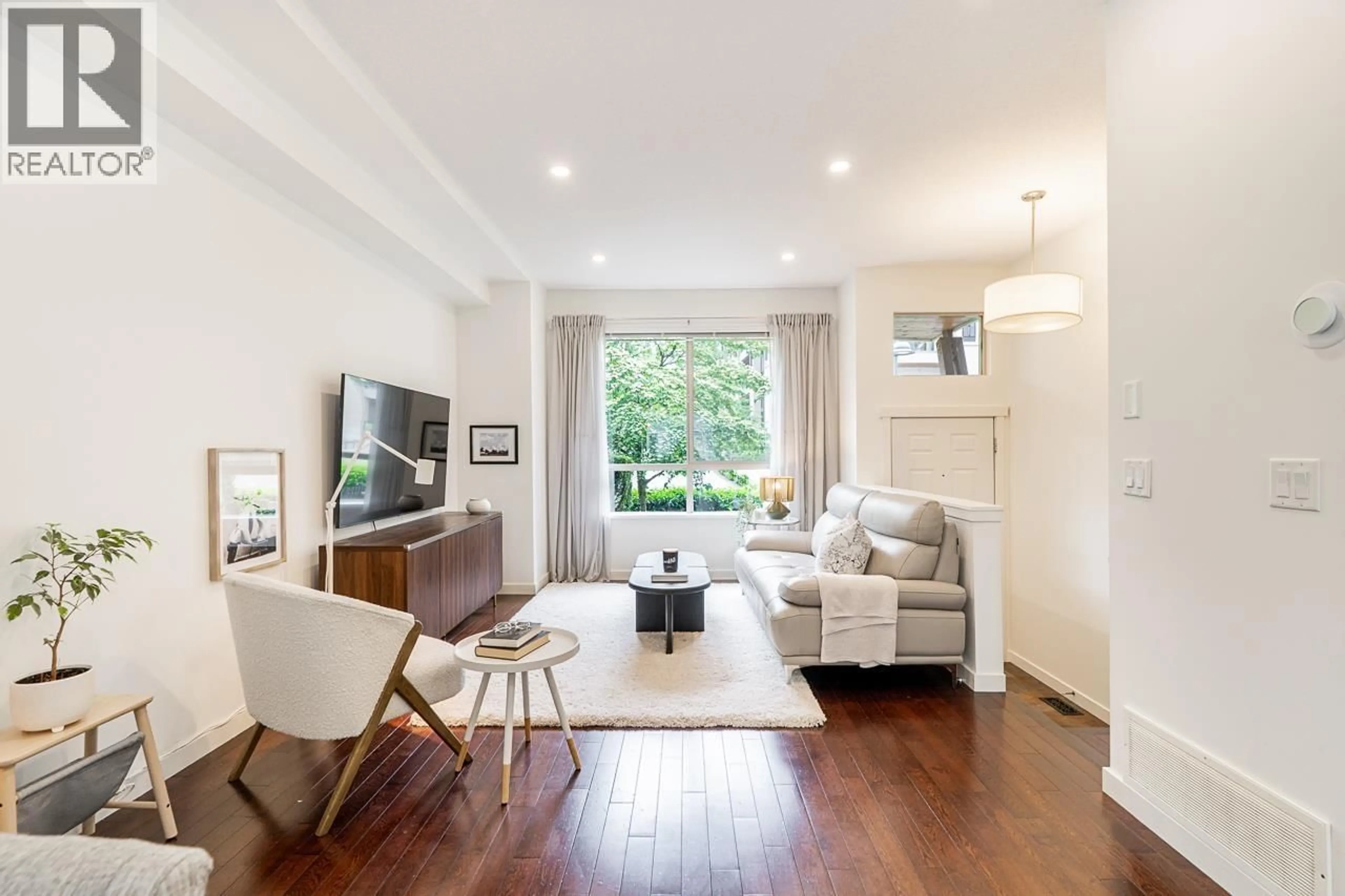 Living room with furniture, wood/laminate floor for 8 - 100 KLAHANIE DRIVE, Port Moody British Columbia V3H5K3