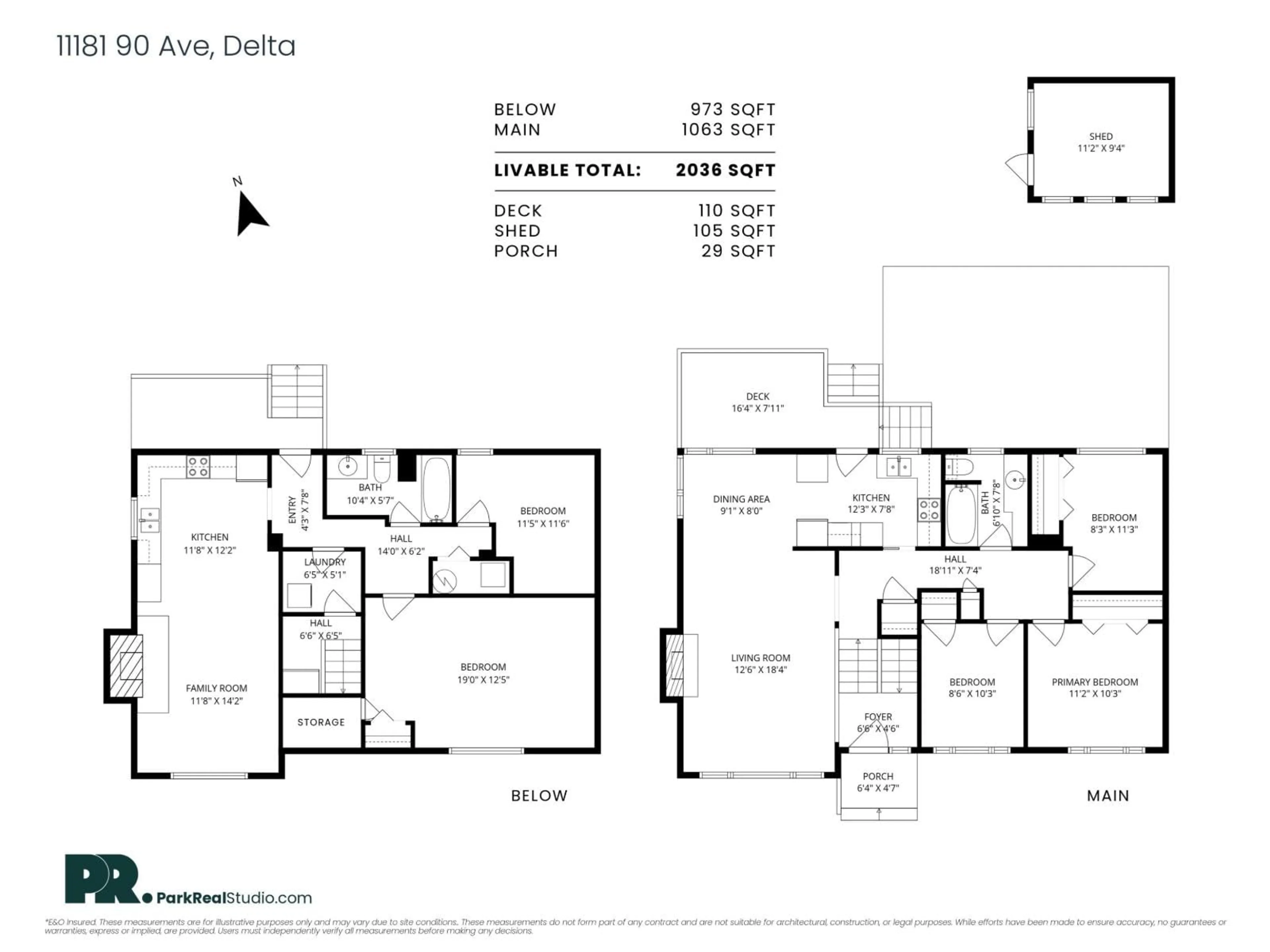 Floor plan for 11181 90 AVENUE, Delta British Columbia V4C3H1