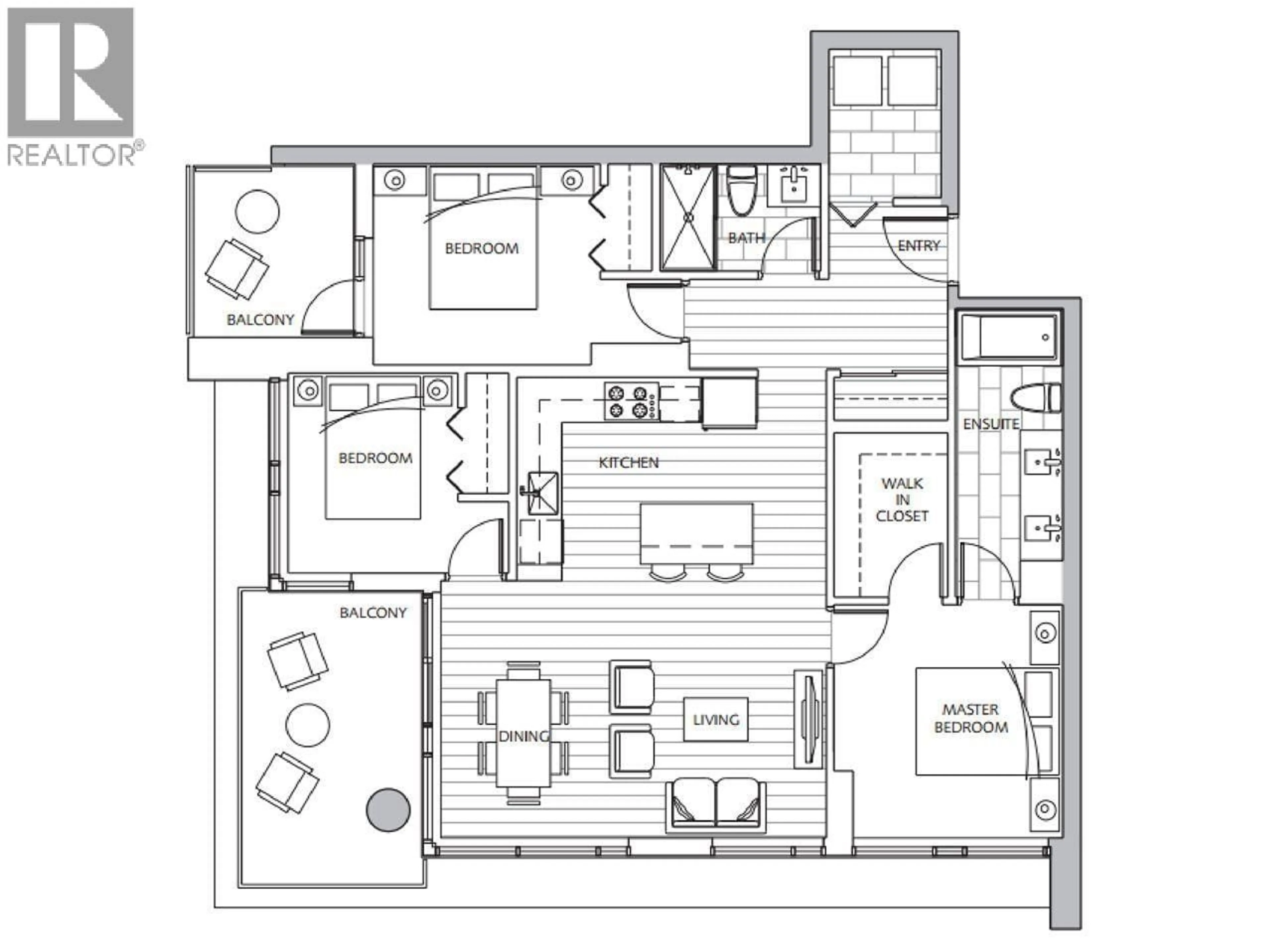 Floor plan for 3605 - 6588 NELSON AVENUE, Burnaby British Columbia V5H0E8