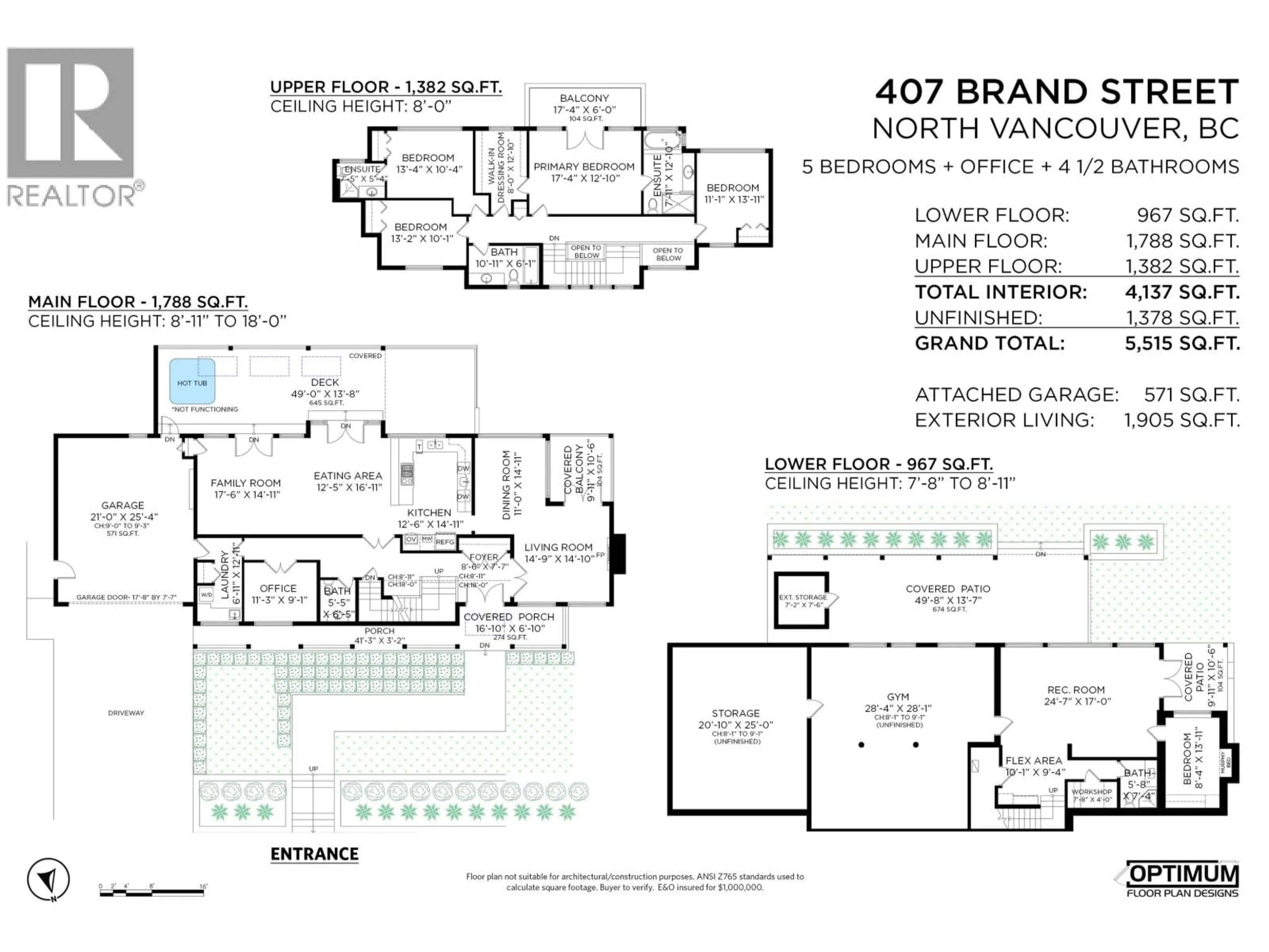 Floor plan for 407 BRAND STREET, North Vancouver British Columbia V7N4G4