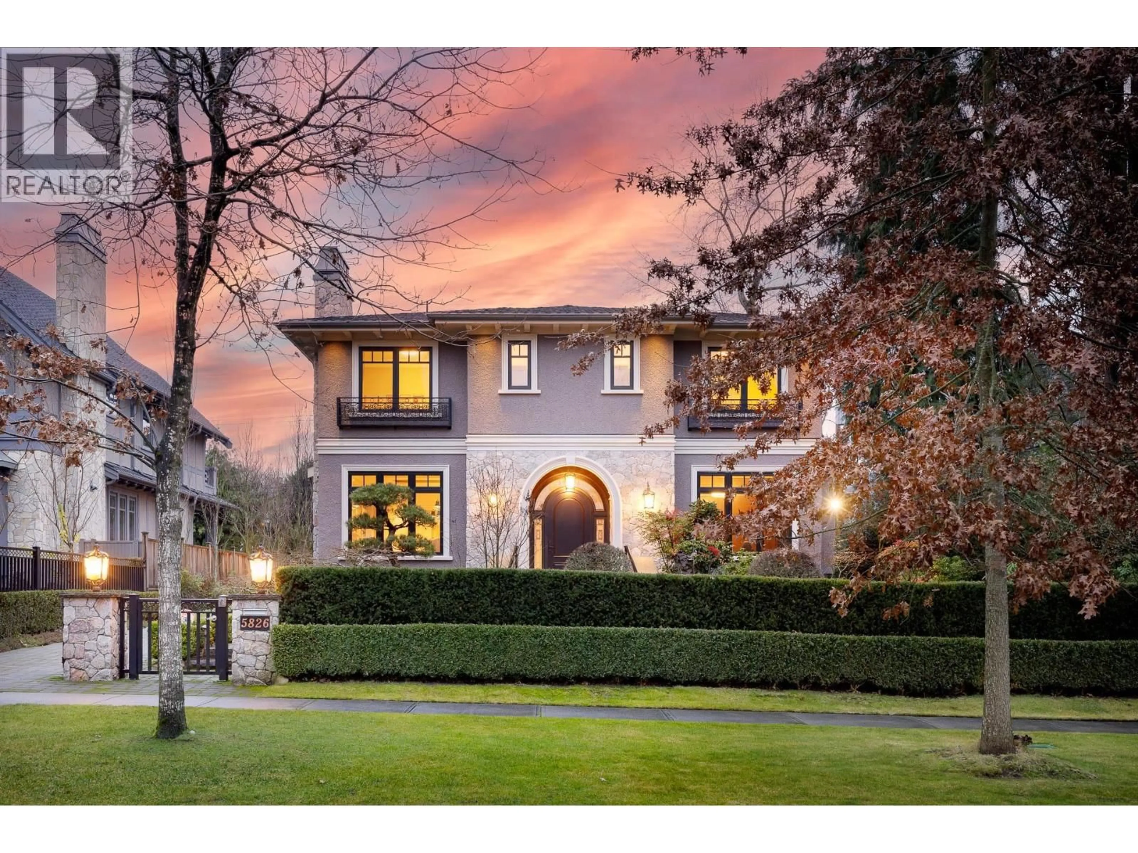 Home with brick exterior material, street for 5826 ANGUS DRIVE, Vancouver British Columbia V6M3N8