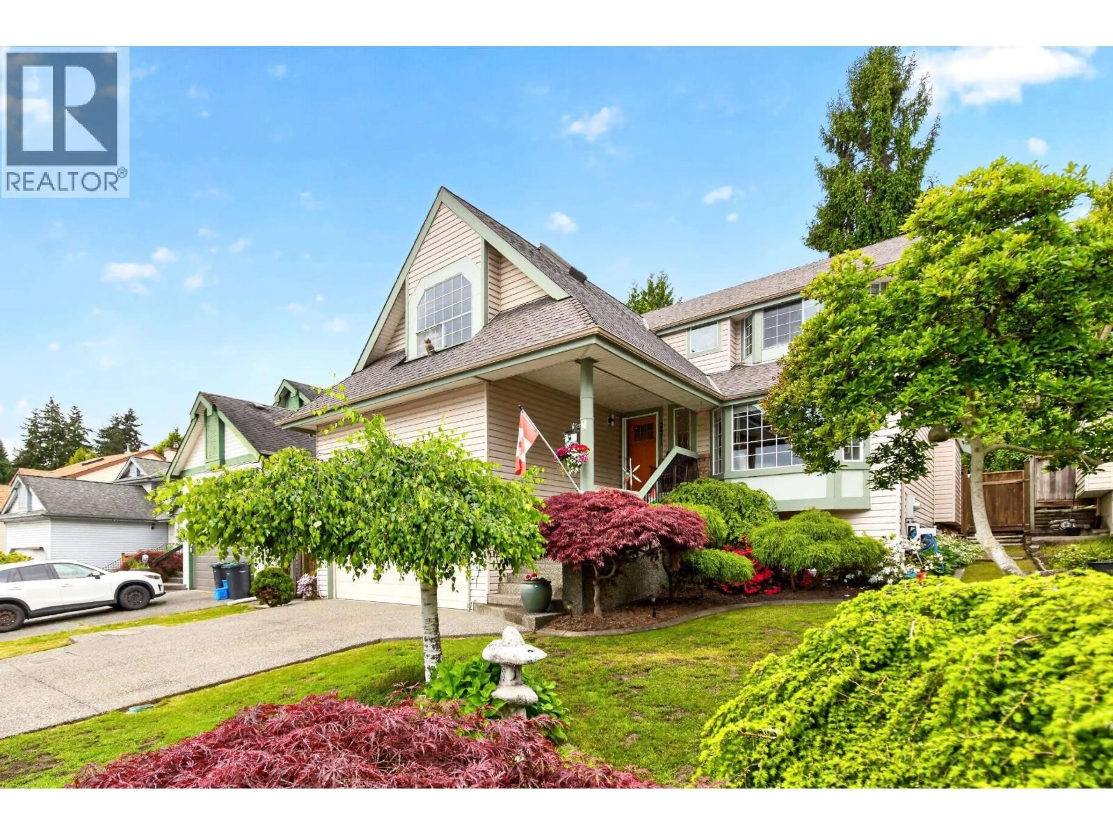 Home with vinyl exterior material, street for 2411 MAGELLAN COURT, Coquitlam British Columbia V3K6P8