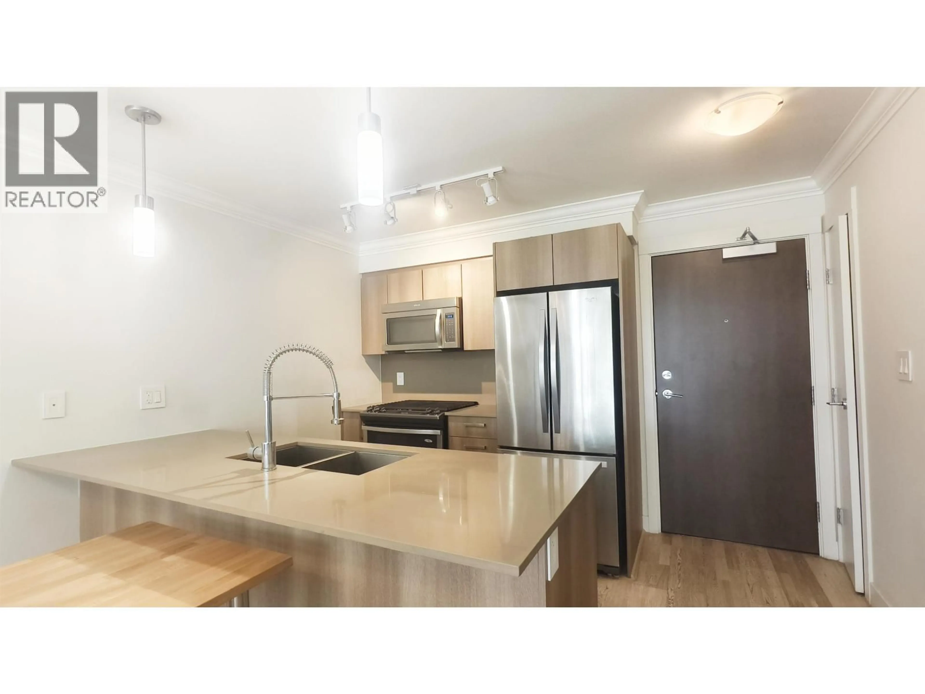 Standard kitchen, wood/laminate floor for 209 - 7058 14TH AVENUE, Burnaby British Columbia V3N0E6