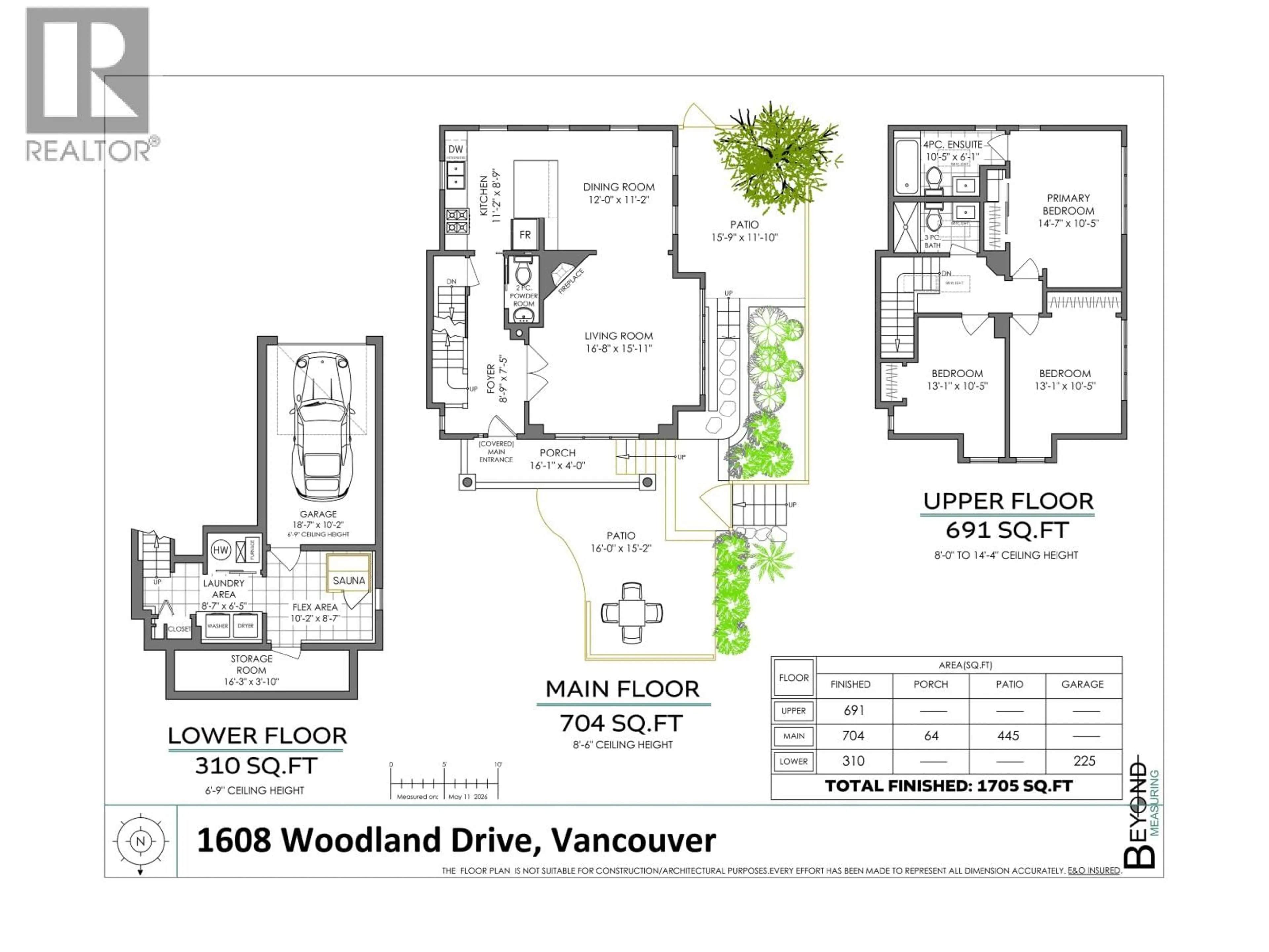 Floor plan for 1608 WOODLAND DRIVE, Vancouver British Columbia V5L3T1