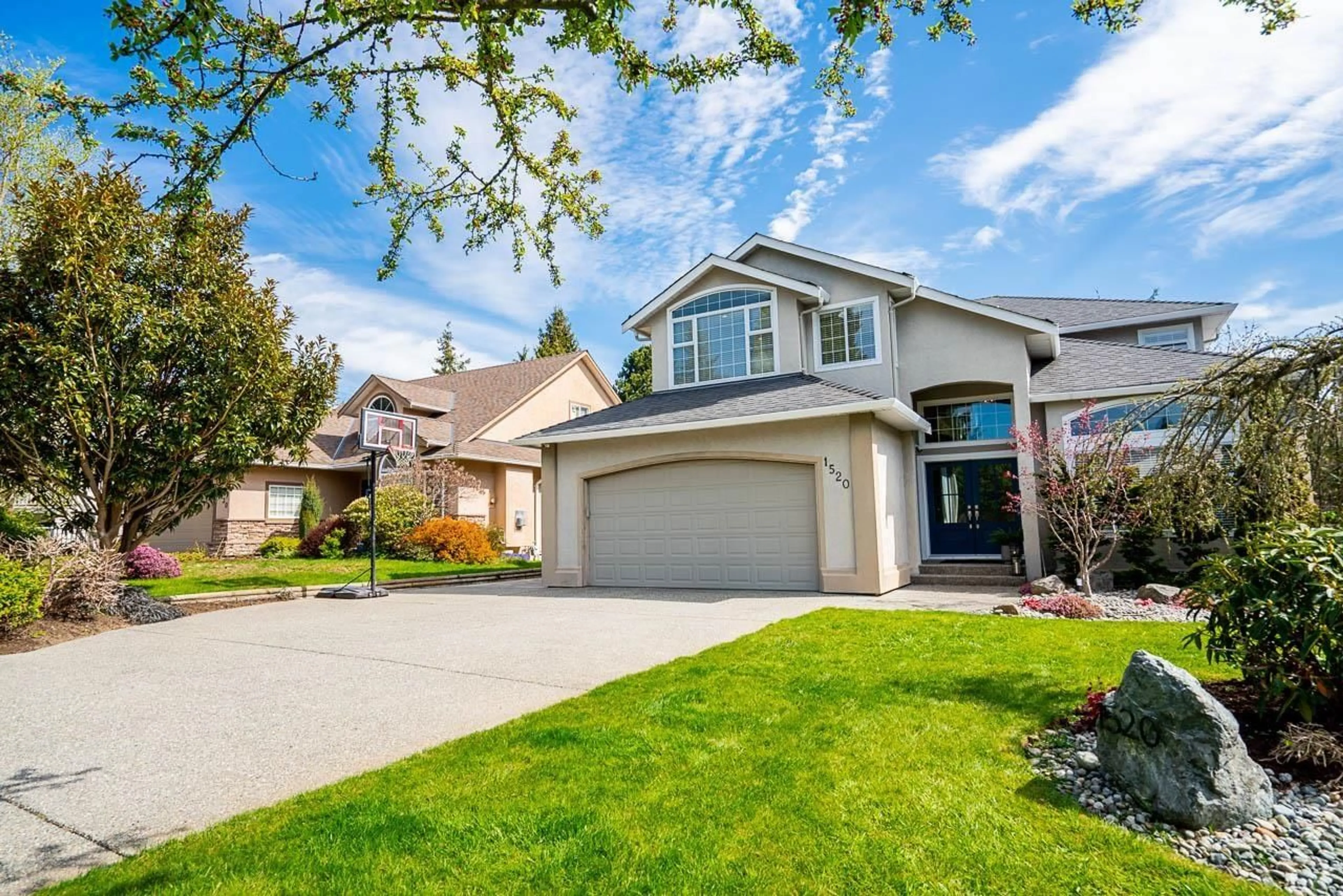 Home with vinyl exterior material, street for 1520 132B STREET, Surrey British Columbia V4A6J2