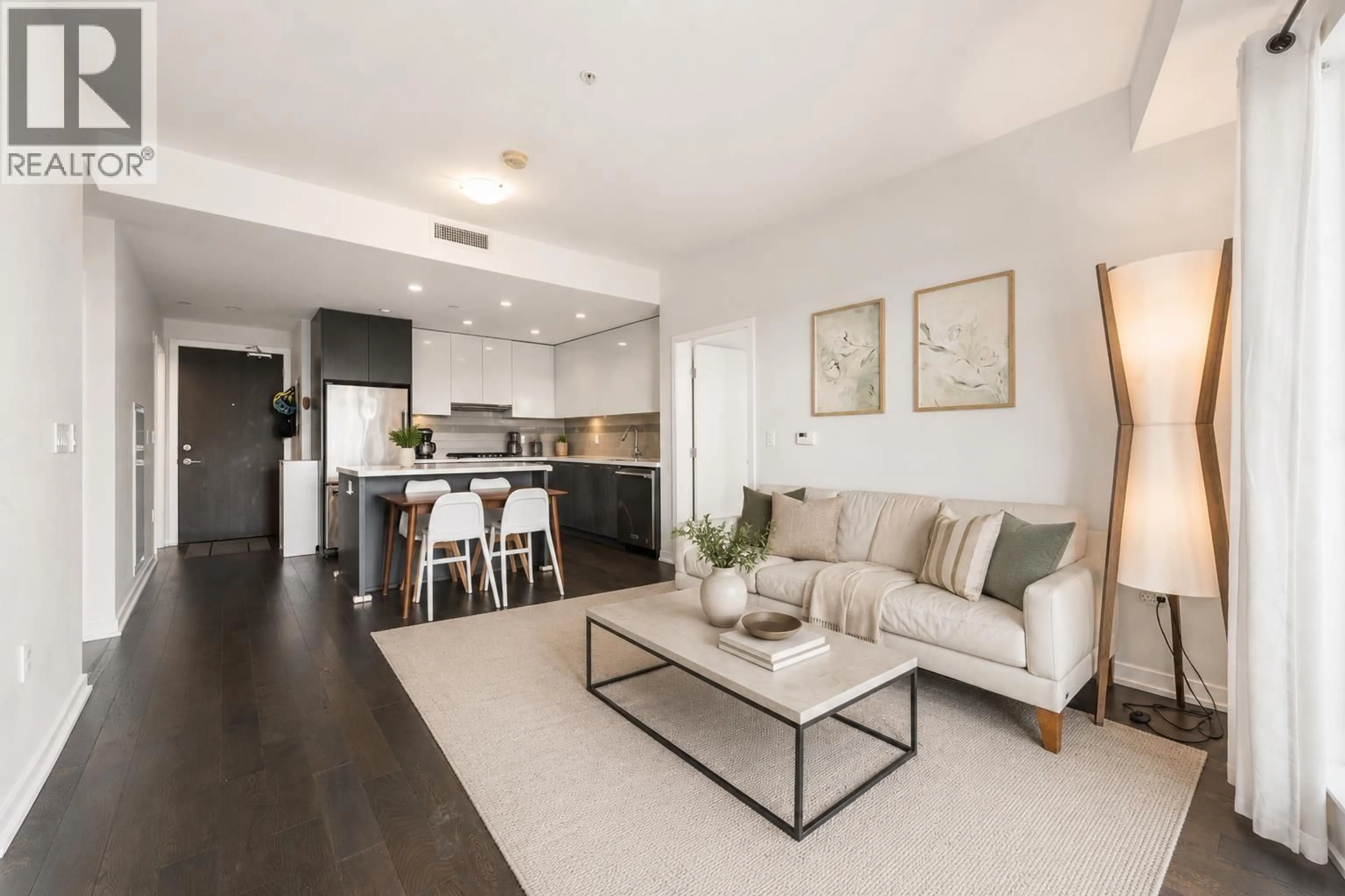 Living room with furniture, unknown for 508 - 7008 RIVER PARKWAY, Richmond British Columbia V6X0R1