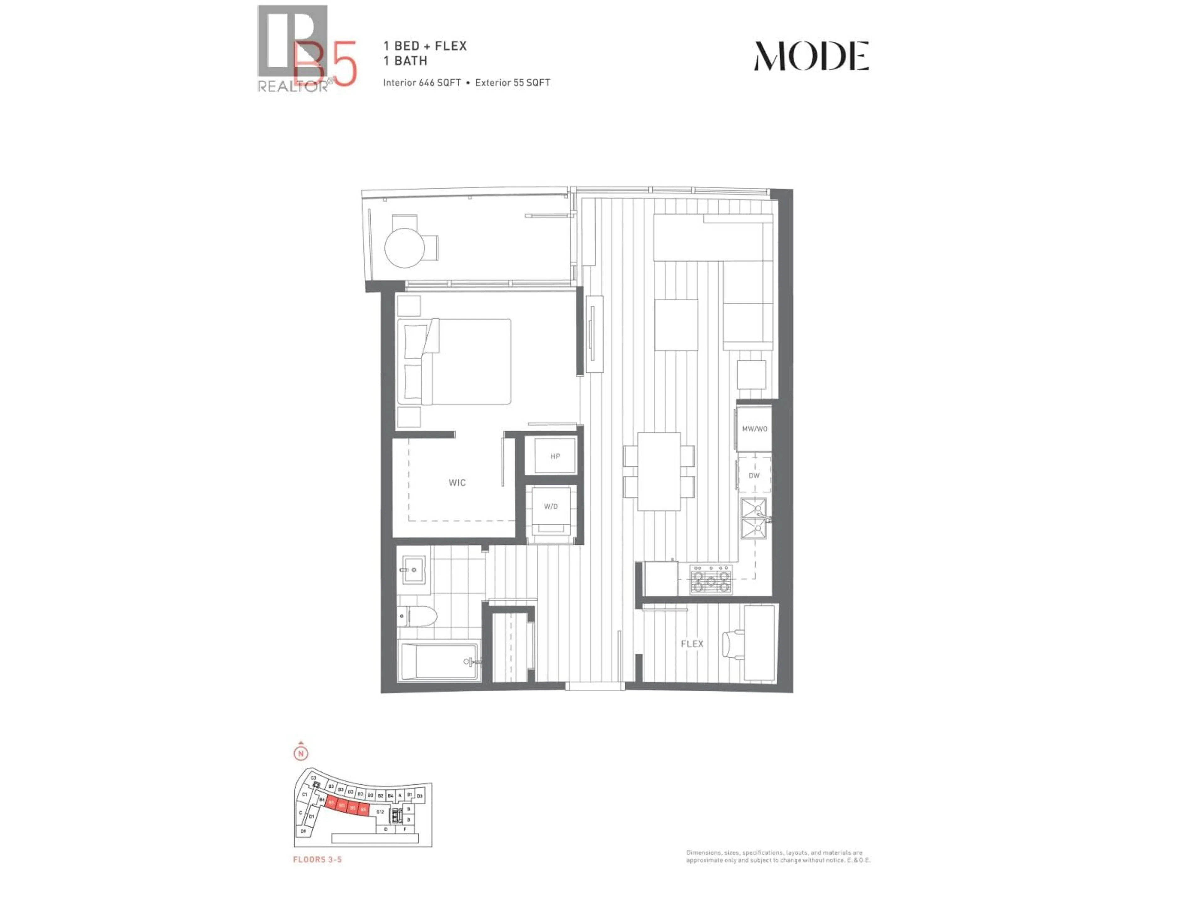 Floor plan for 408 - 3438 SAWMILL CRESCENT, Vancouver British Columbia V5S0E3