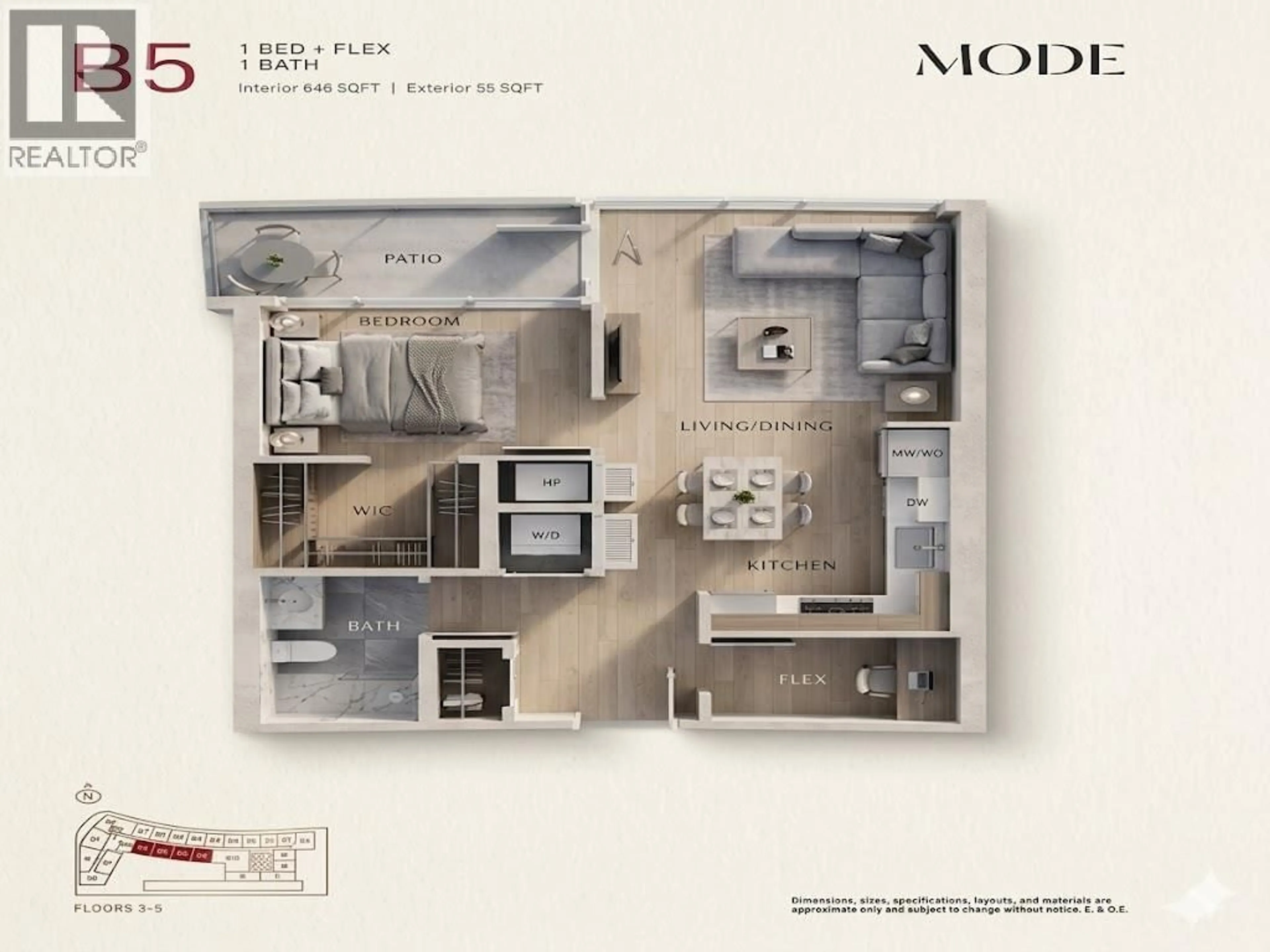 Floor plan for 408 - 3438 SAWMILL CRESCENT, Vancouver British Columbia V5S0E3