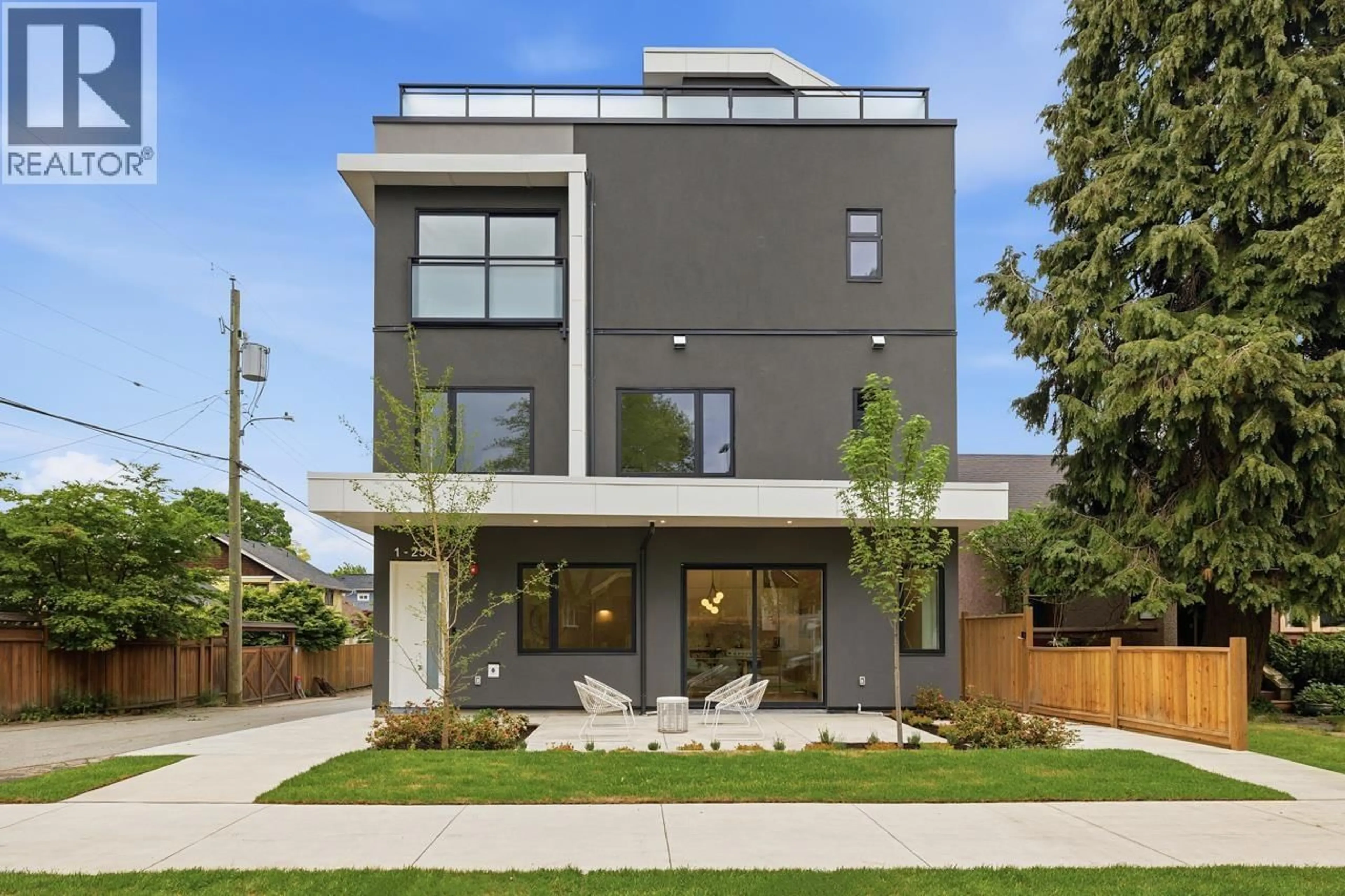 Home with brick exterior material, street for 1 - 2509 KITCHENER STREET, Vancouver British Columbia V5K3C7