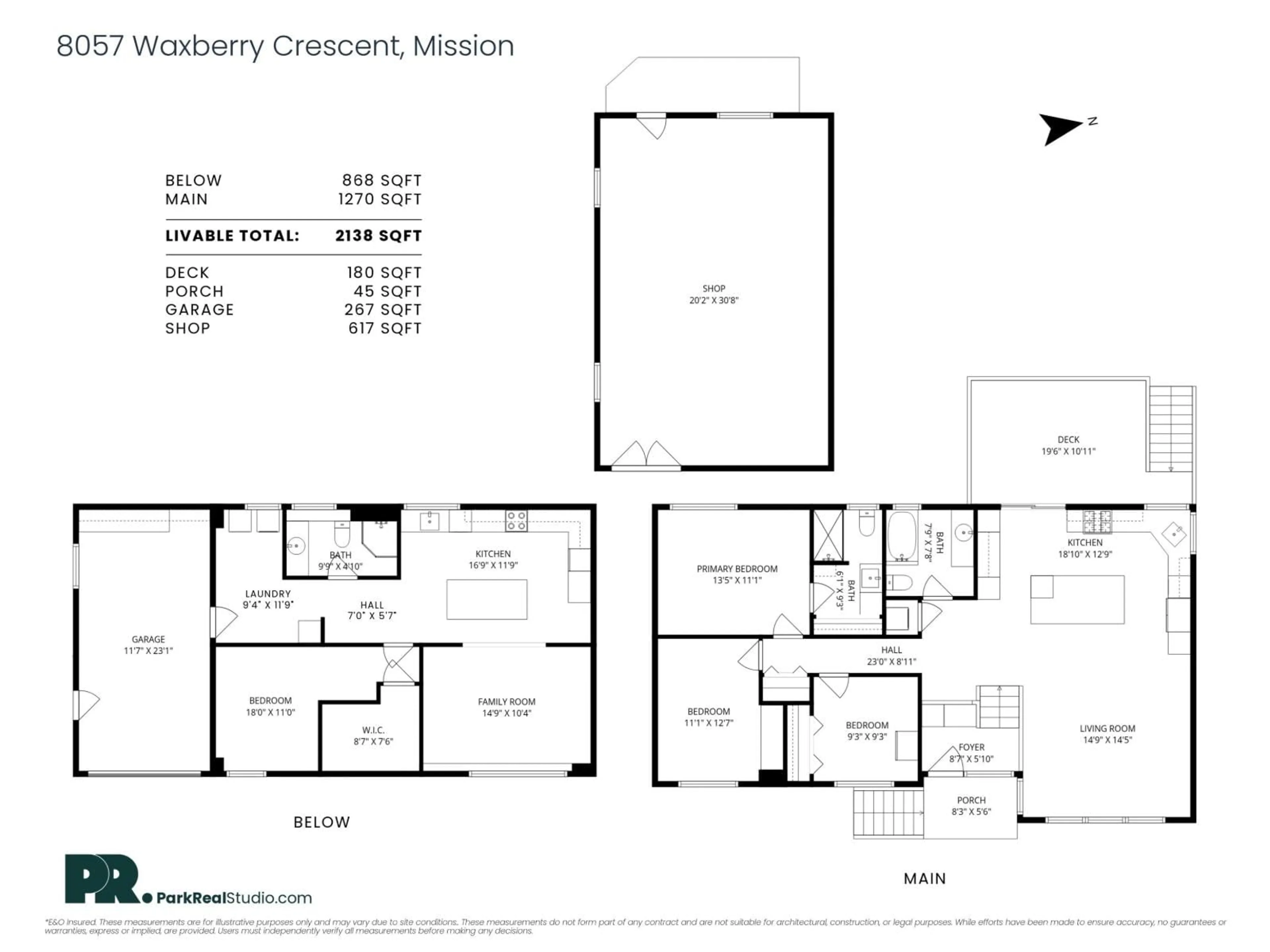 Floor plan for 8057 WAXBERRY CRESCENT, Mission British Columbia V2V5C3
