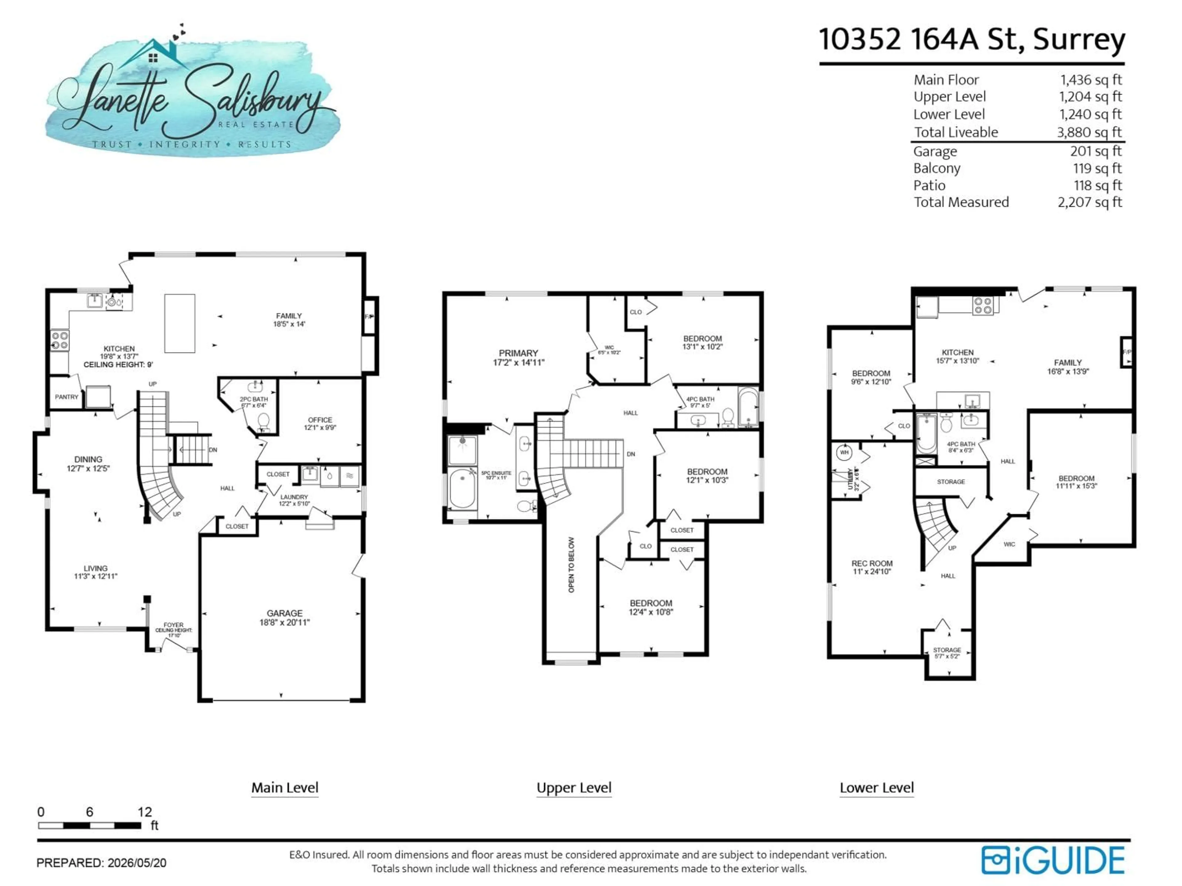 Floor plan for 10352 164A STREET, Surrey British Columbia V4N5M4