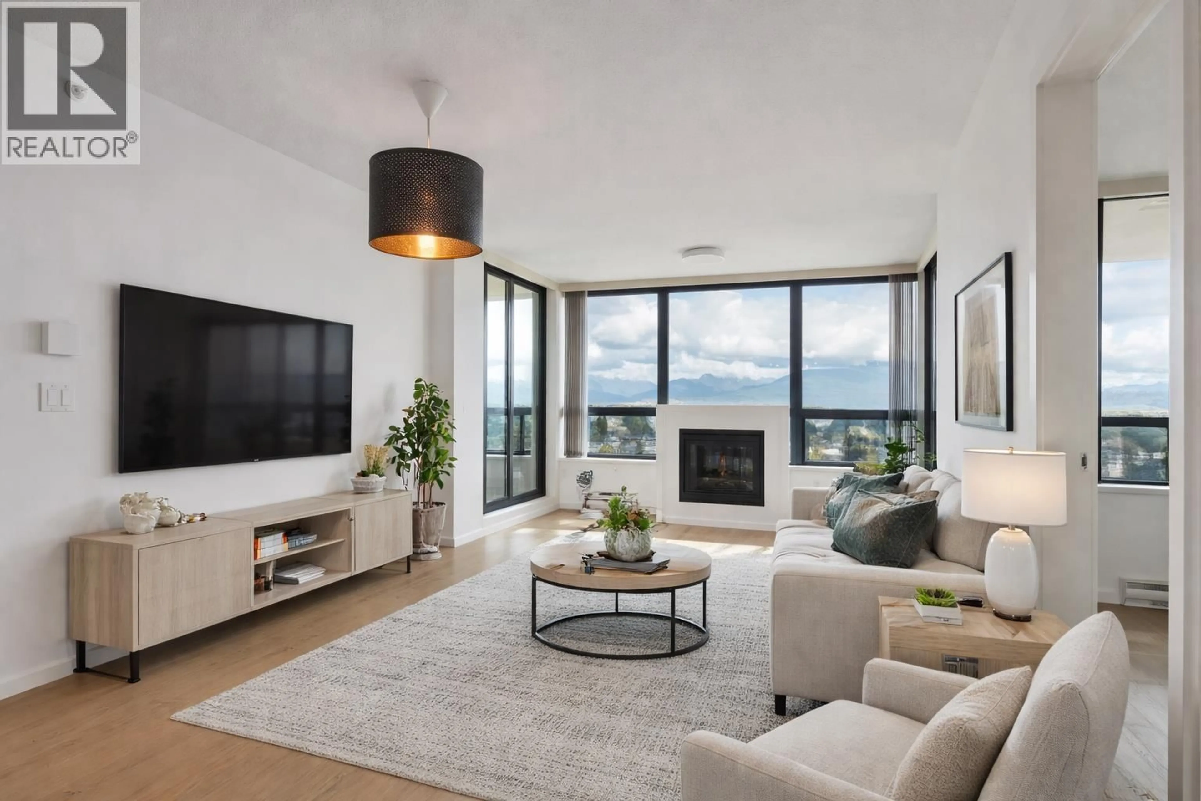 Living room with furniture, unknown for 1205 - 7108 COLLIER STREET, Burnaby British Columbia V5E0A1