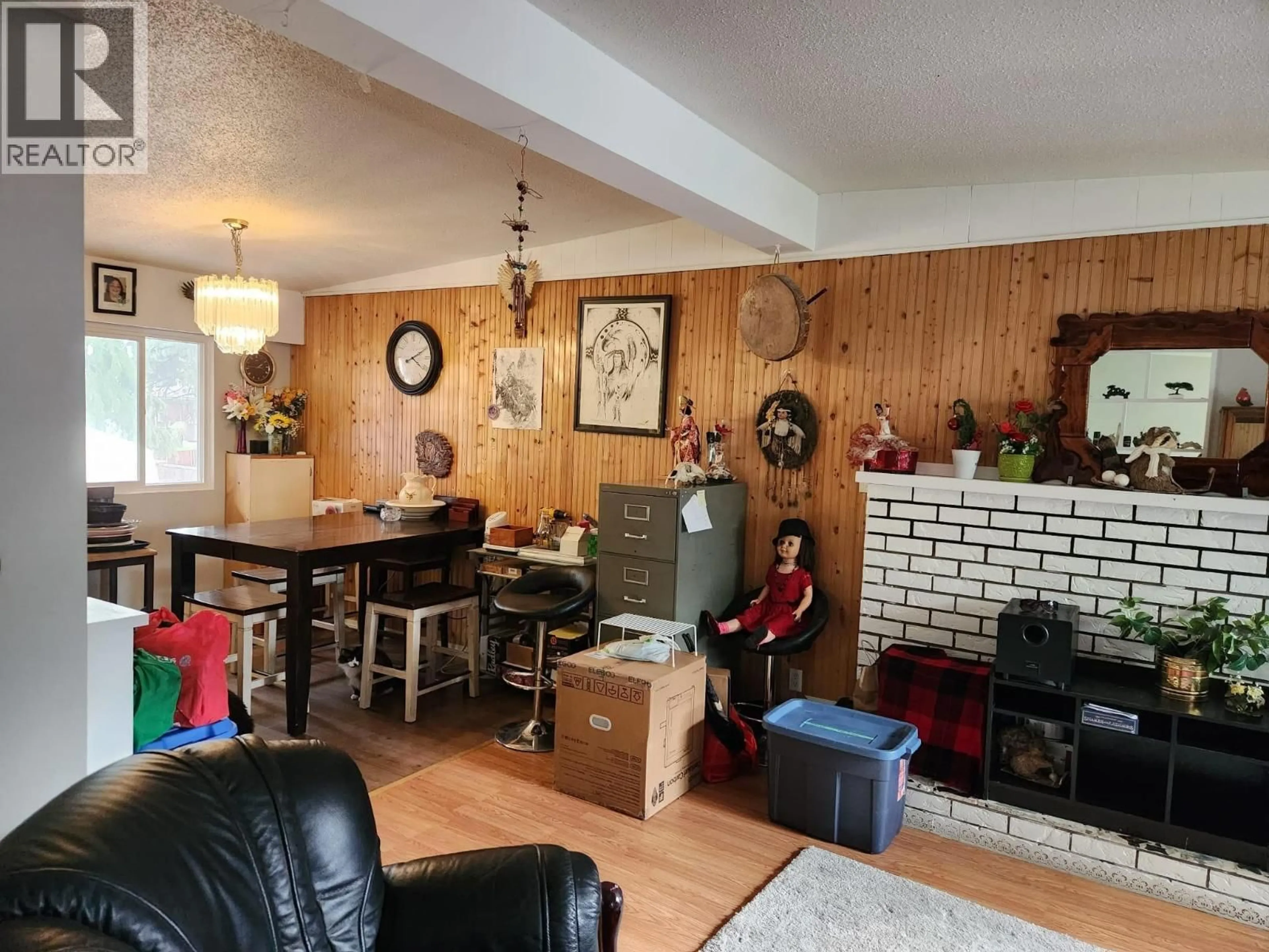 Living room with furniture, wood/laminate floor for 164 DOUGLAS STREET, Prince George British Columbia V2M2L8