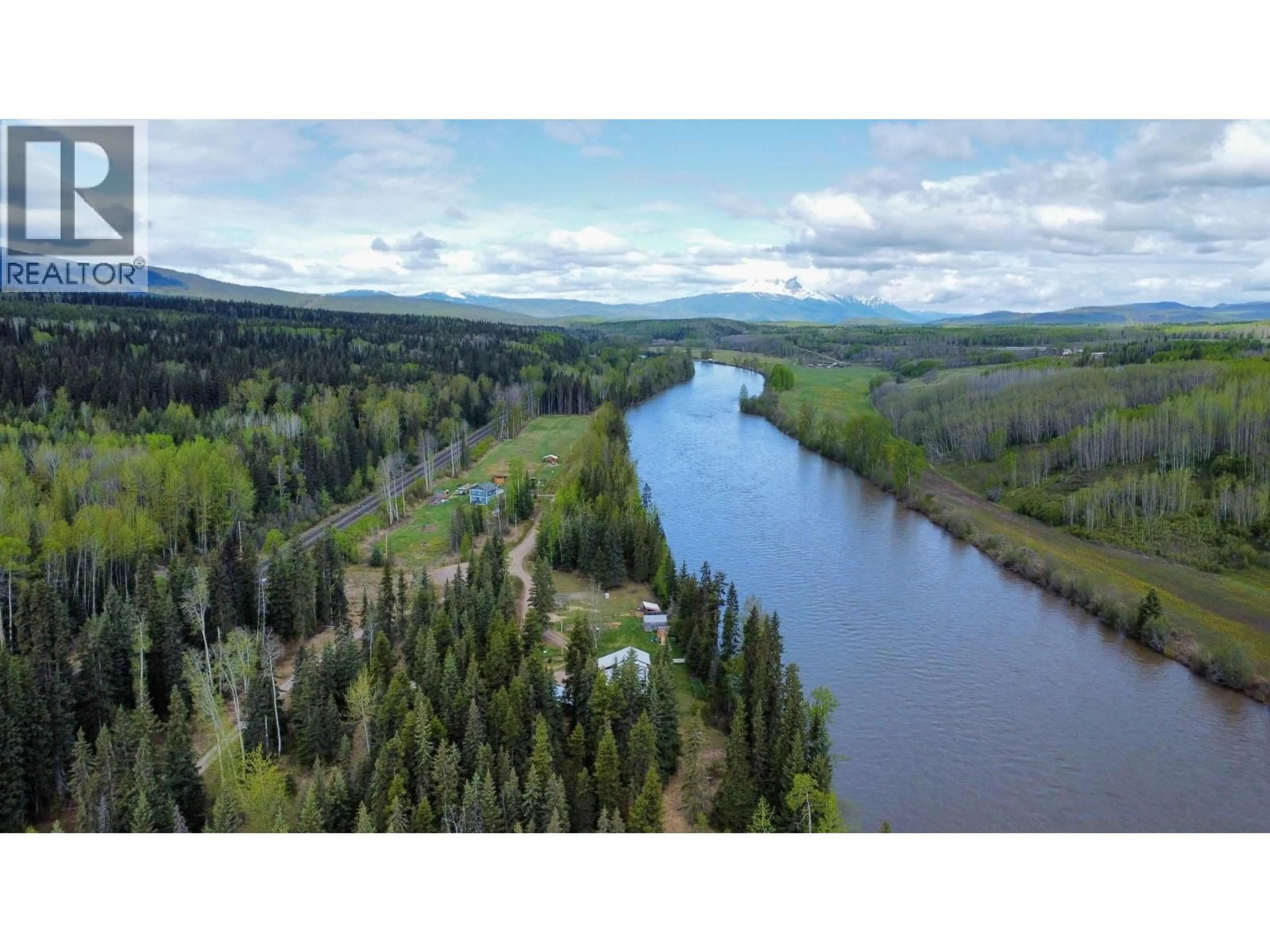A pic from outside/outdoor area/front of a property/back of a property/a pic from drone, water/lake/river/ocean view for 17540 QUICK STATION ROAD, Telkwa British Columbia V0J2X2