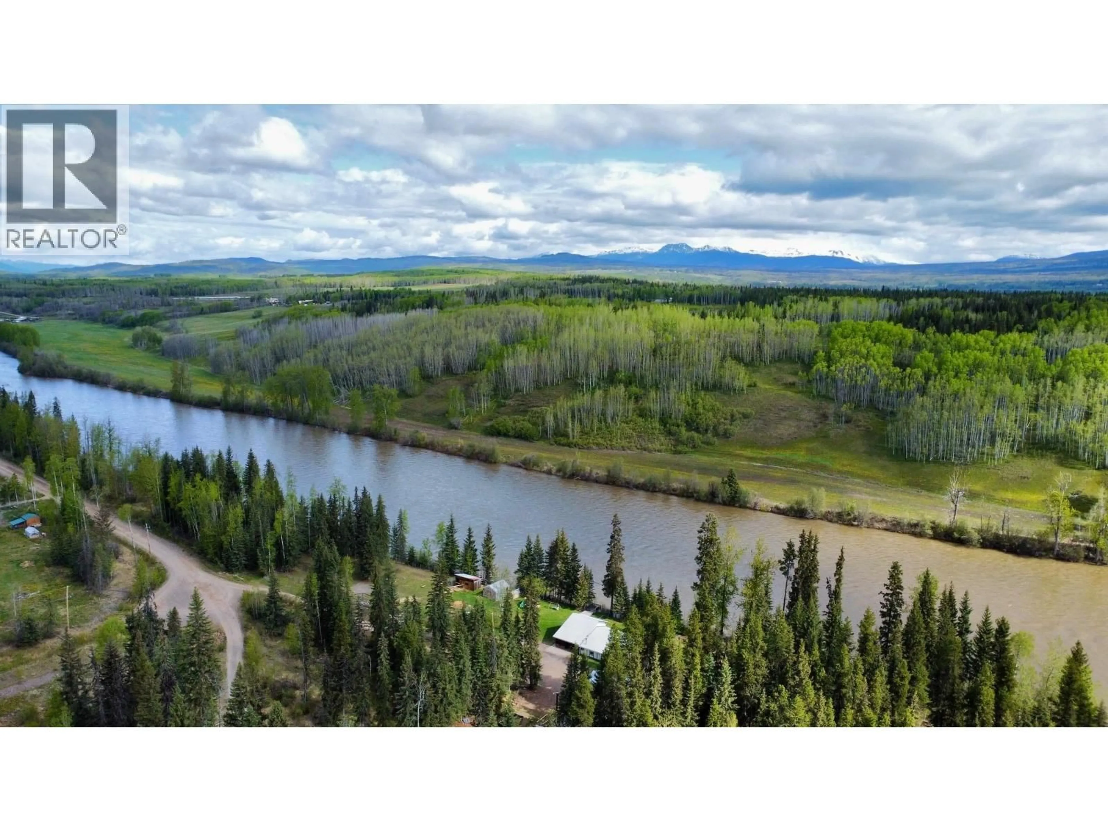 A pic from outside/outdoor area/front of a property/back of a property/a pic from drone, water/lake/river/ocean view for 17540 QUICK STATION ROAD, Telkwa British Columbia V0J2X2