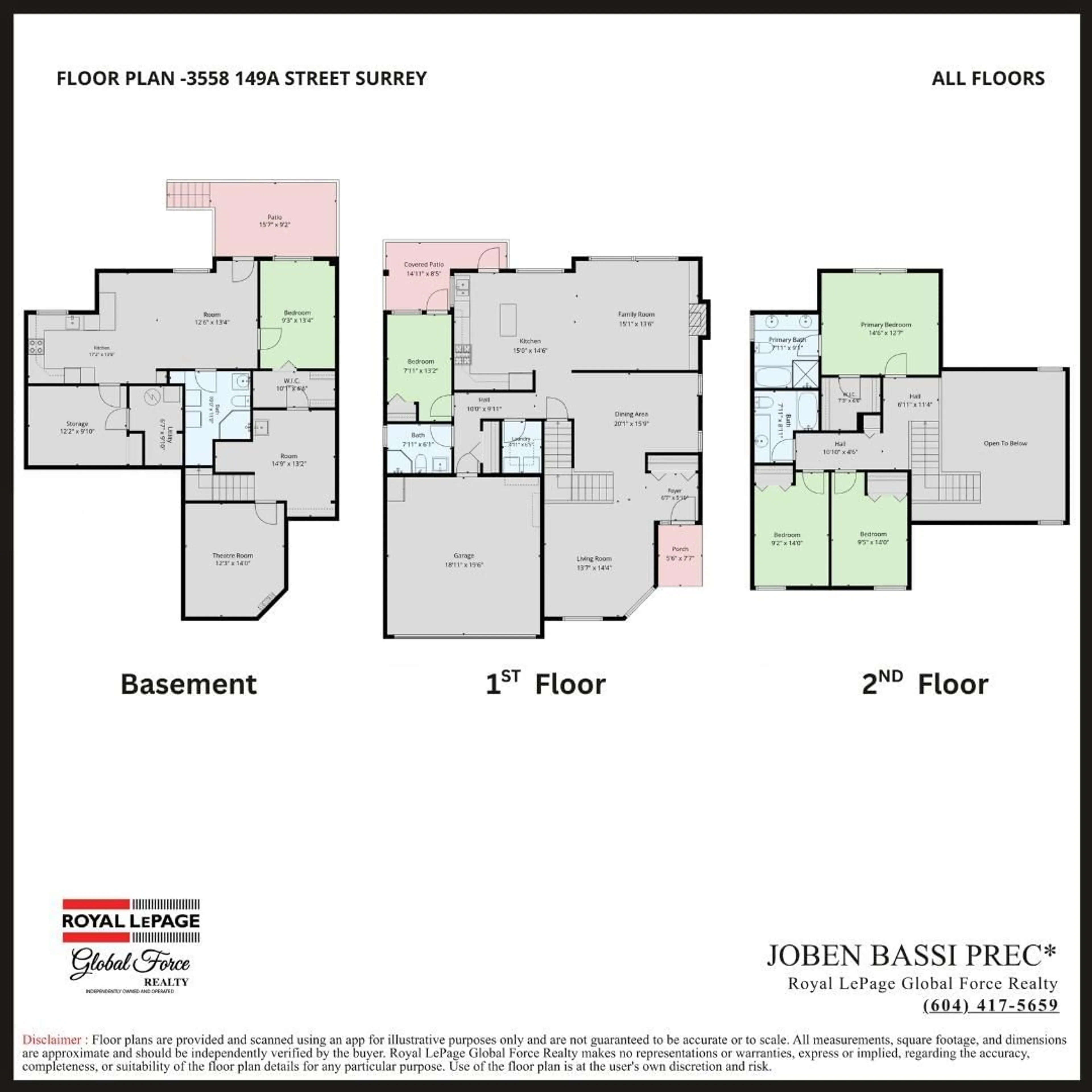 Floor plan for 3558 149A STREET, Surrey British Columbia V3Z0T4