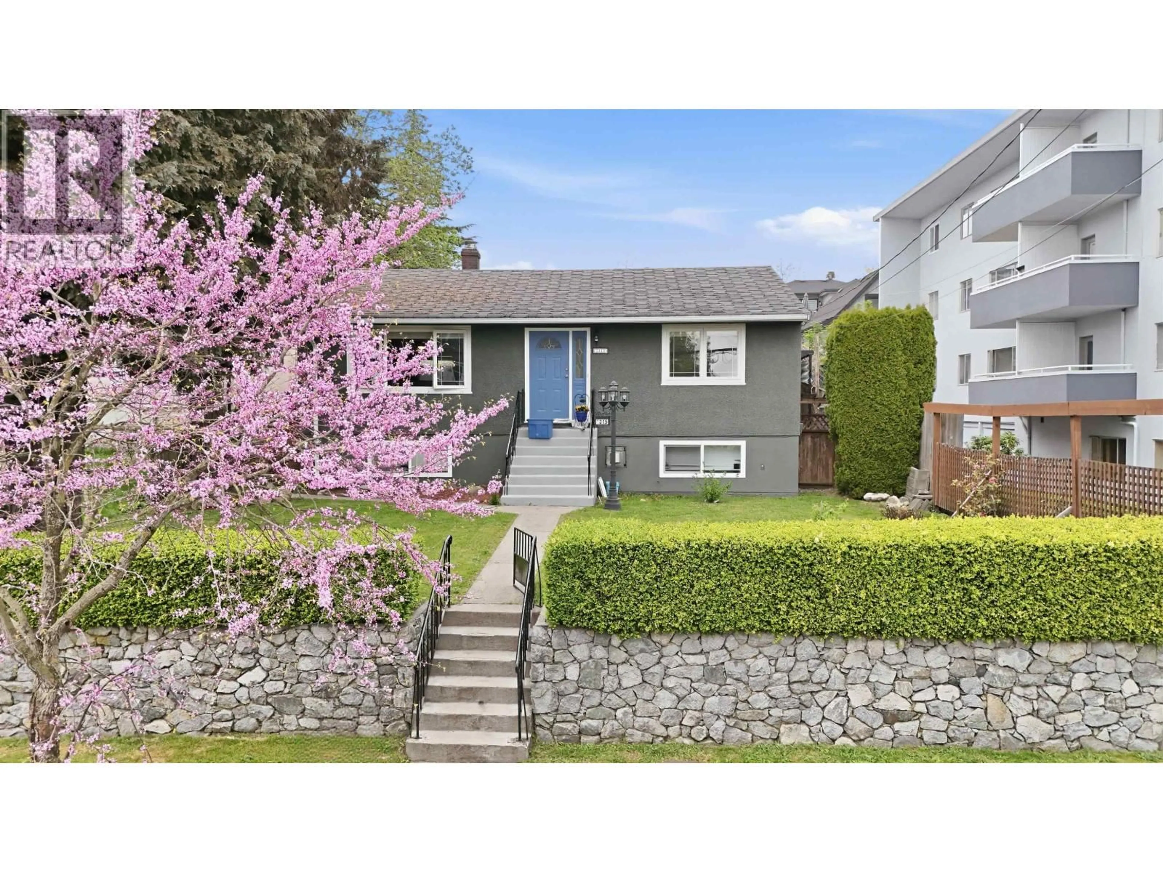 Home with vinyl exterior material, street for 1315 EIGHTH AVENUE, New Westminster British Columbia V3M2S2