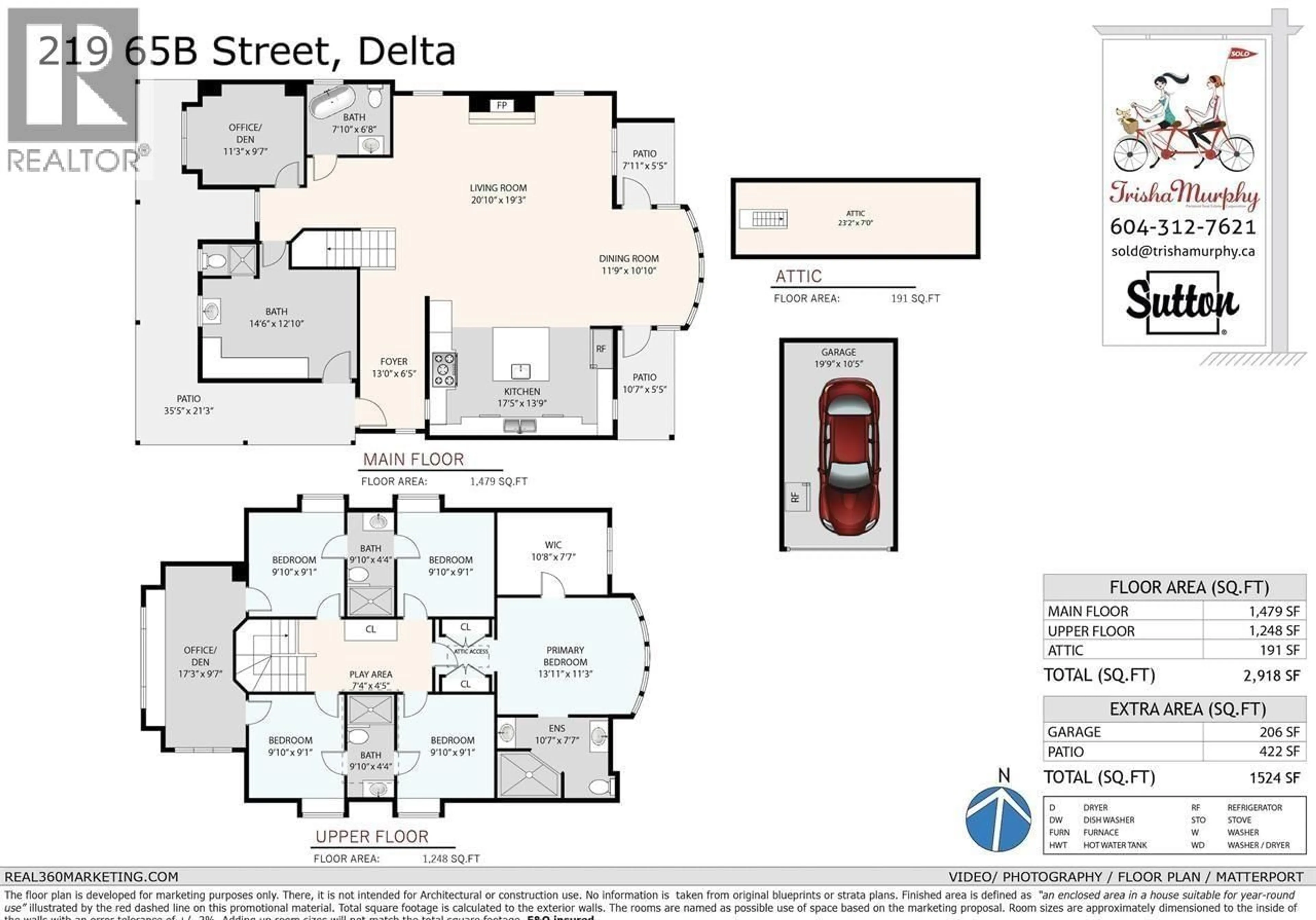 Floor plan for 219 65B STREET, Delta British Columbia V4L1M9