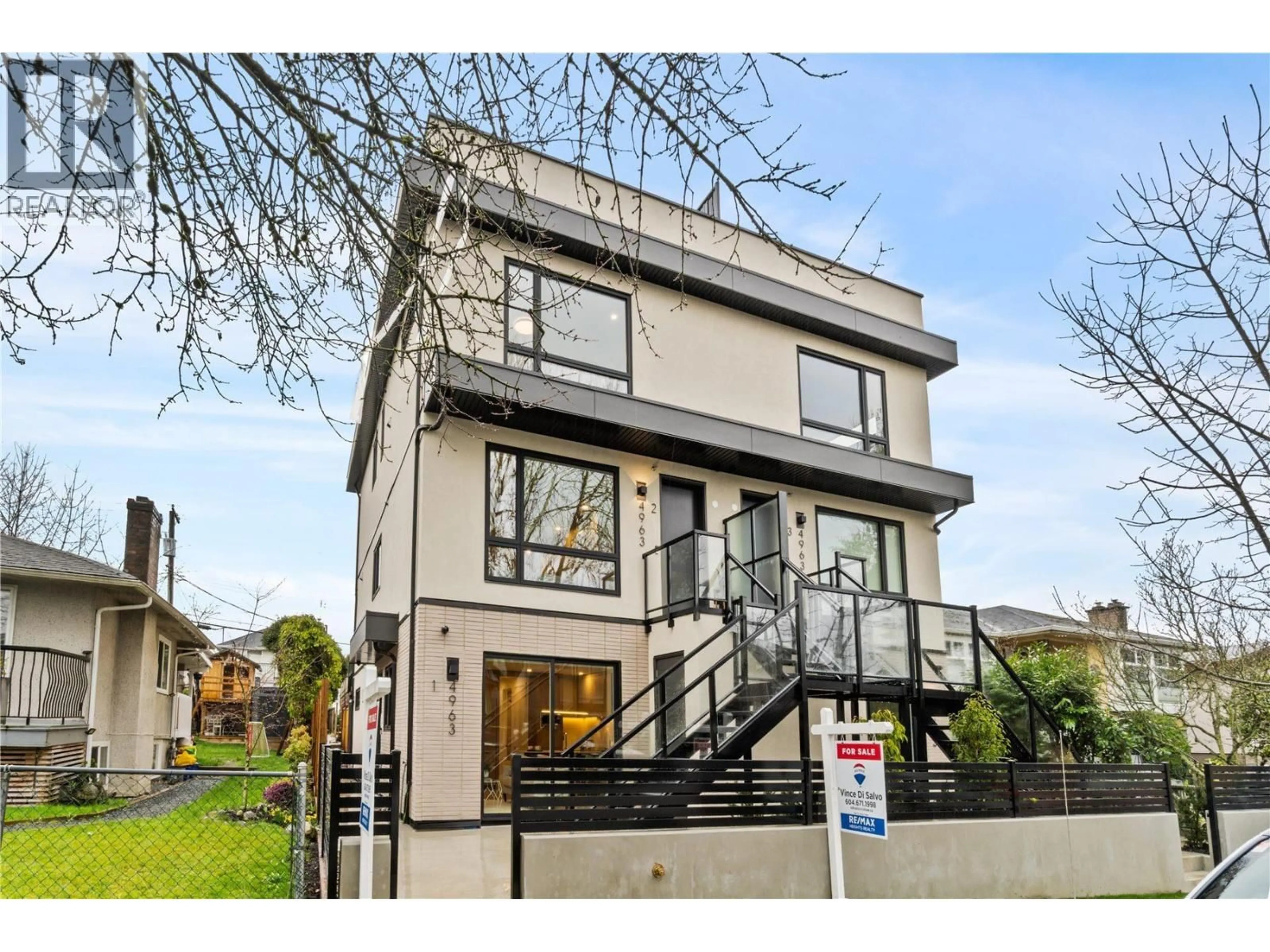 Home with brick exterior material, street for 2 - 4963 CHESTER STREET, Vancouver British Columbia V5W3A7