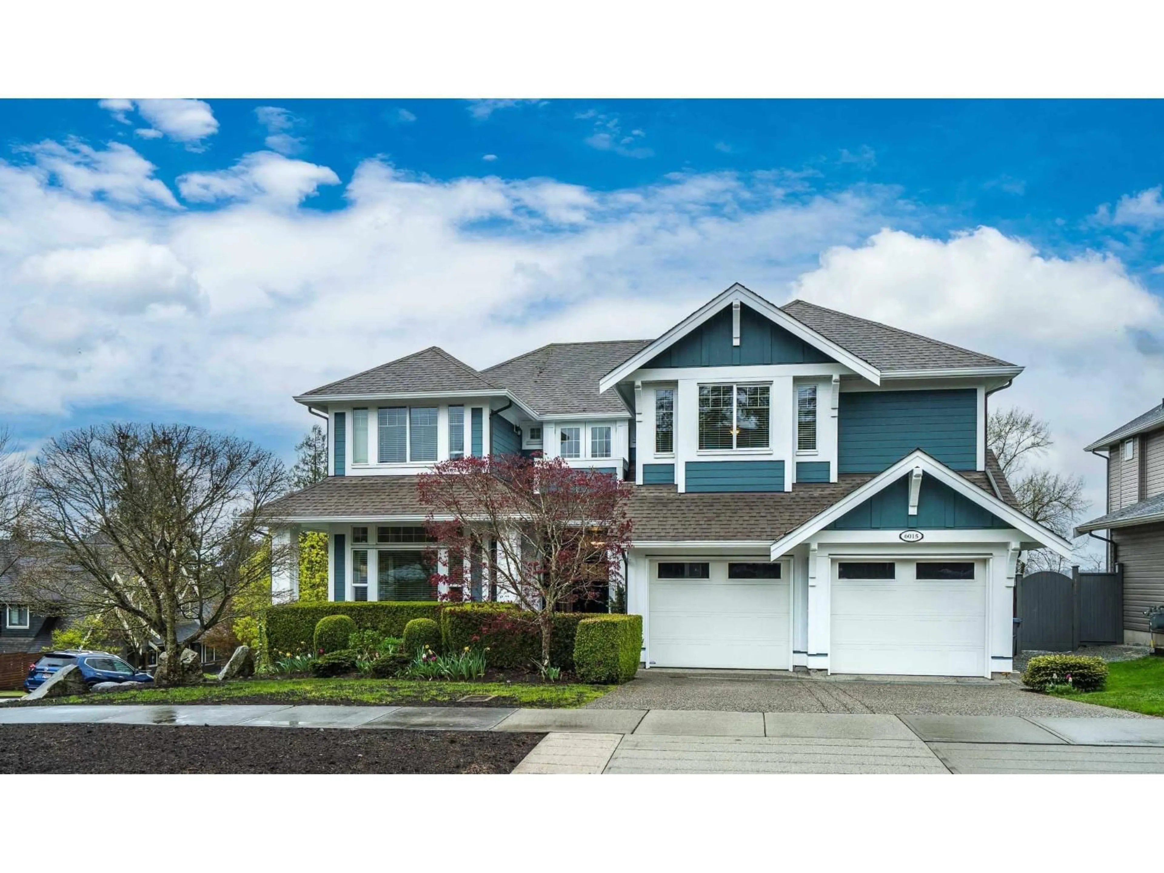 Home with vinyl exterior material, street for 6015 163 STREET, Surrey British Columbia V3S1S5