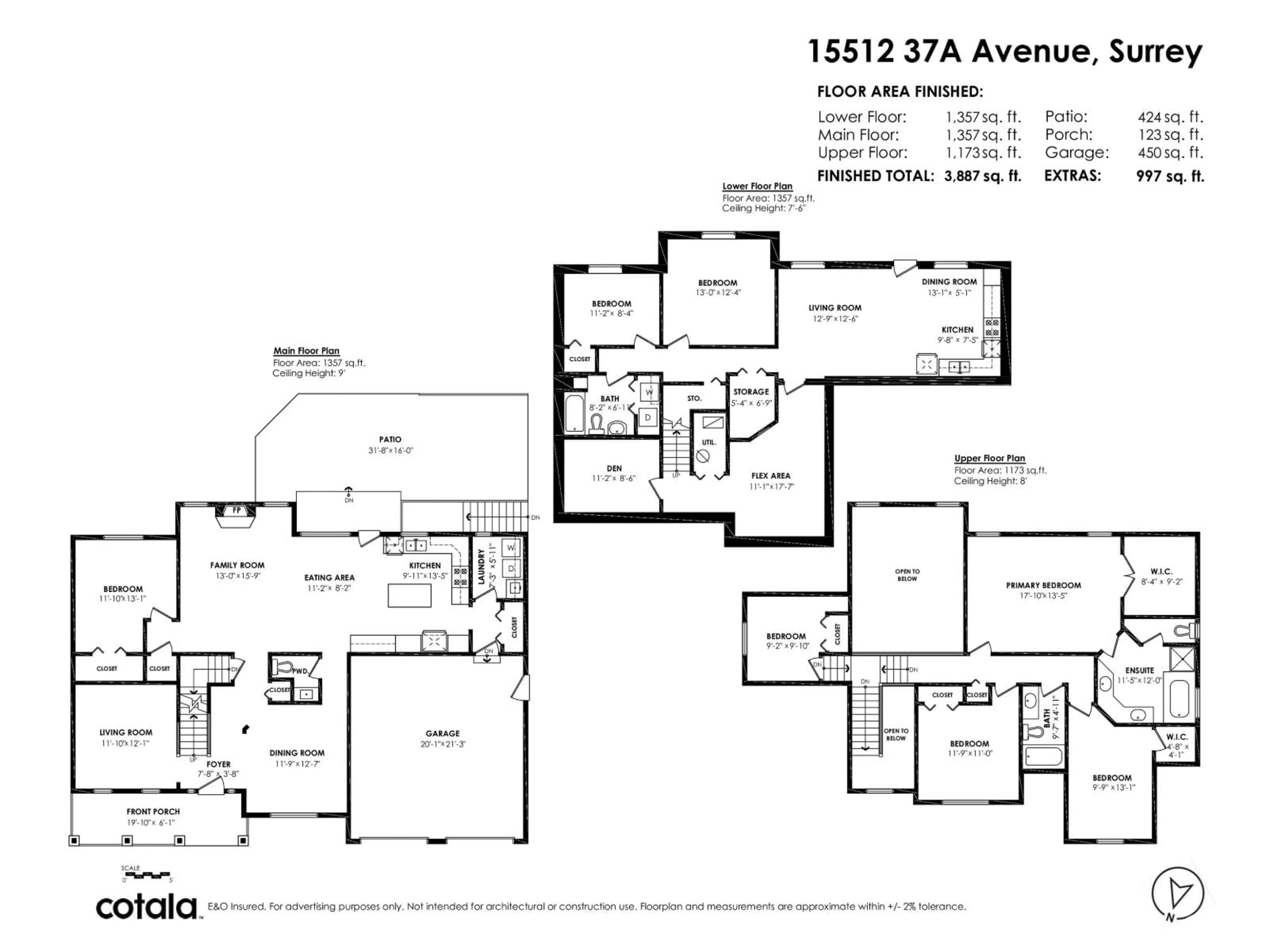 Floor plan for 15512 37A AVENUE, Surrey British Columbia V3S0H6