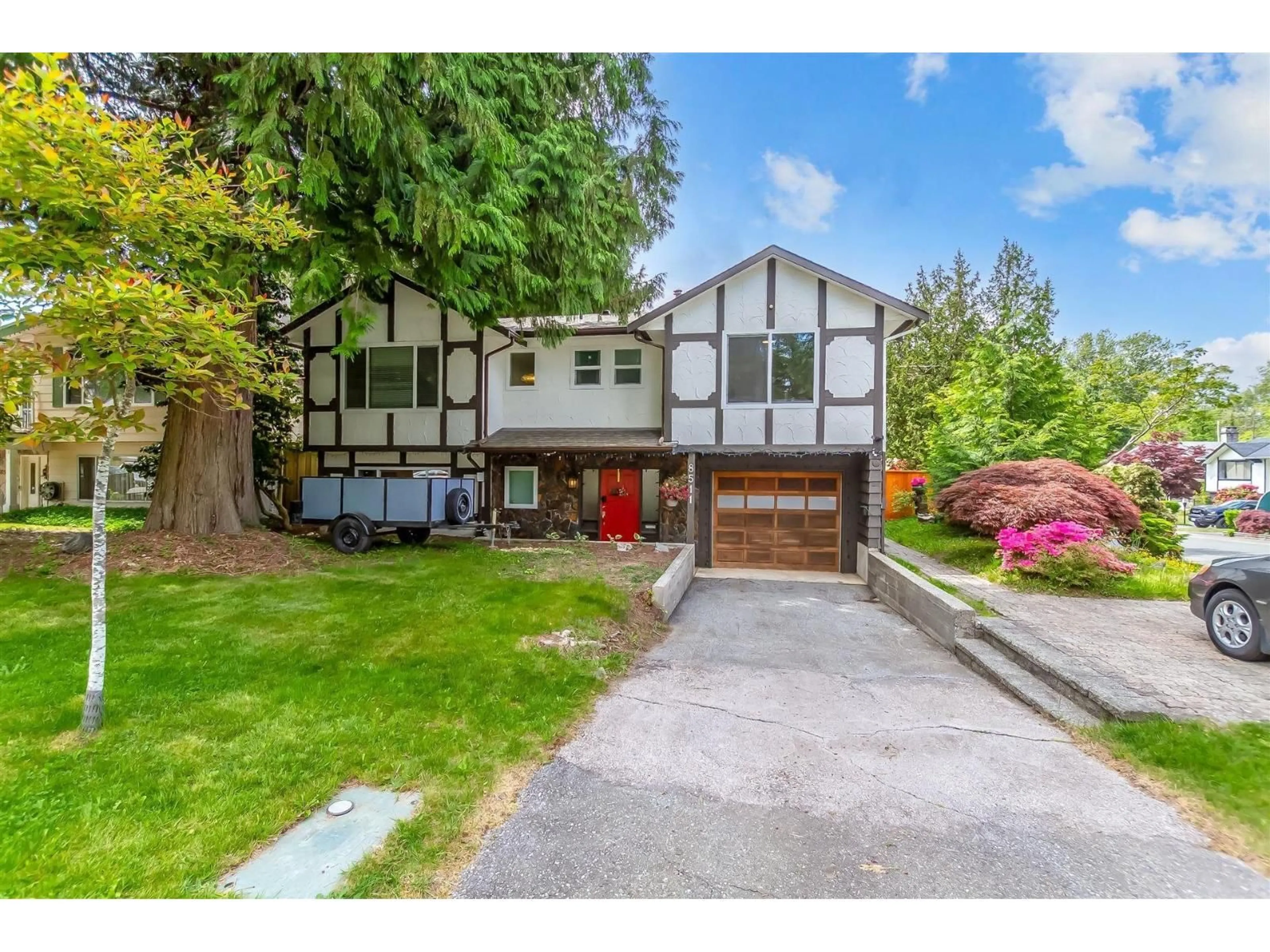 Home with vinyl exterior material, street for 8511 111A STREET, Delta British Columbia V4C7C9
