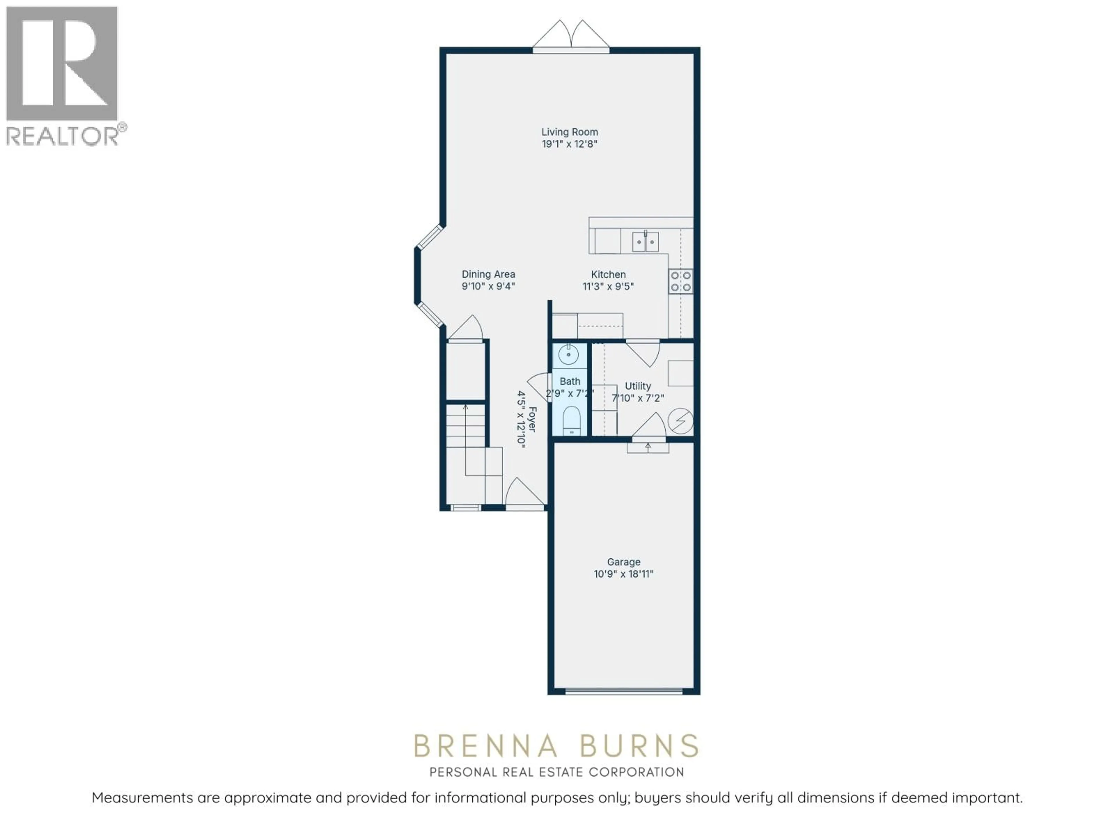 Floor plan for 9512 94 AVENUE, Fort St. John British Columbia V1J1G3