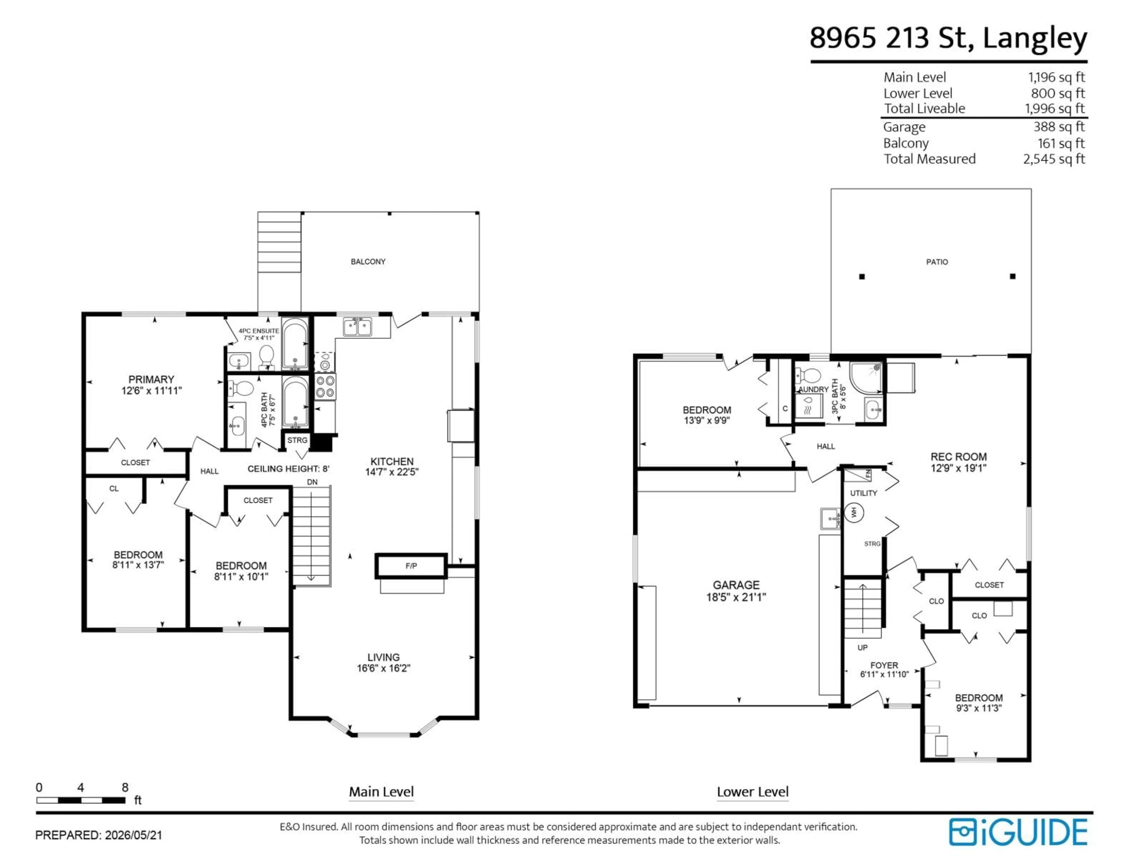 Unknown for 8965 213 STREET, Langley British Columbia V1M1Z5