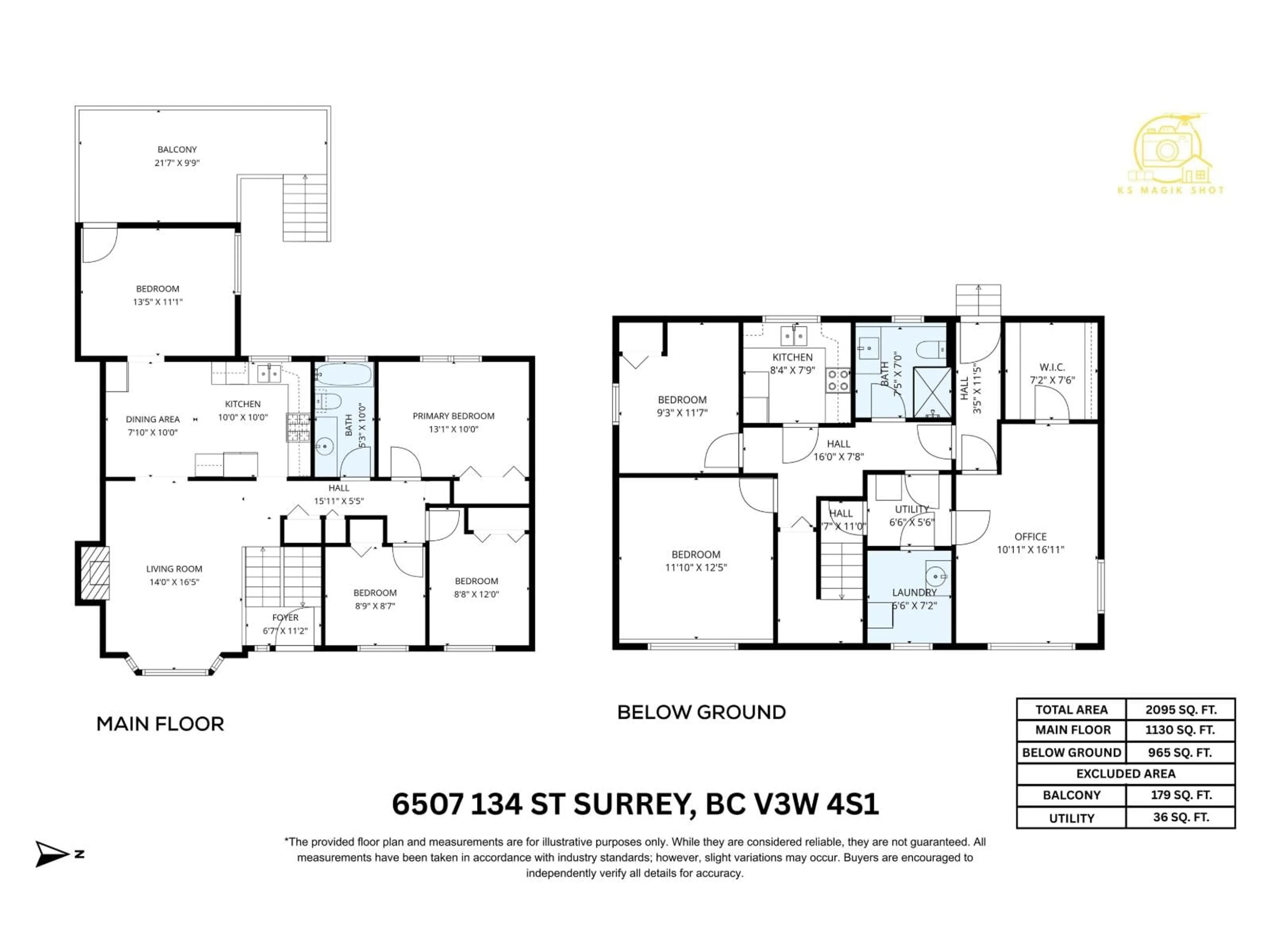 Floor plan for 6507 134 STREET, Surrey British Columbia V3W4S1