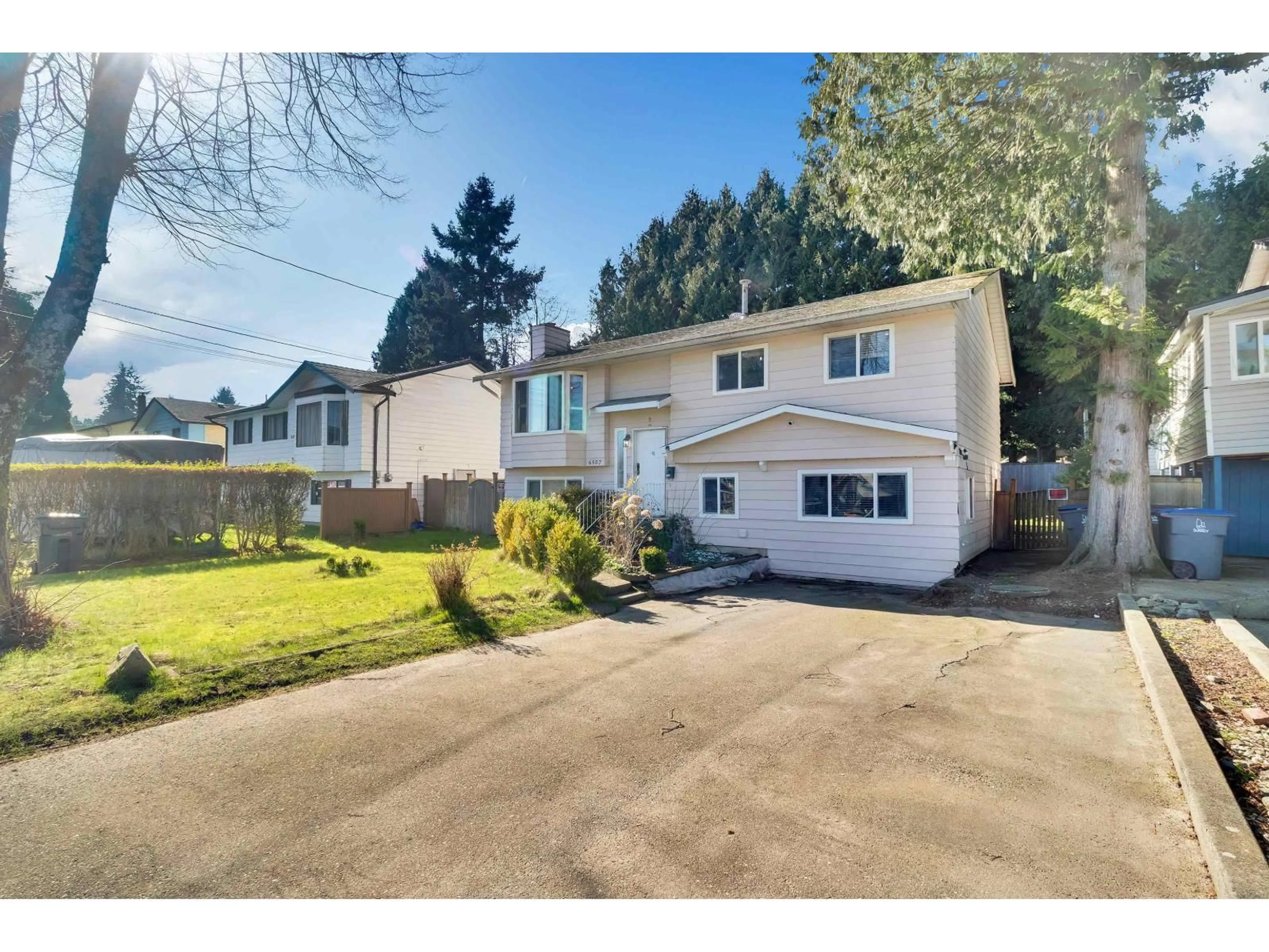 A pic from outside/outdoor area/front of a property/back of a property/a pic from drone, street for 6507 134 STREET, Surrey British Columbia V3W4S1