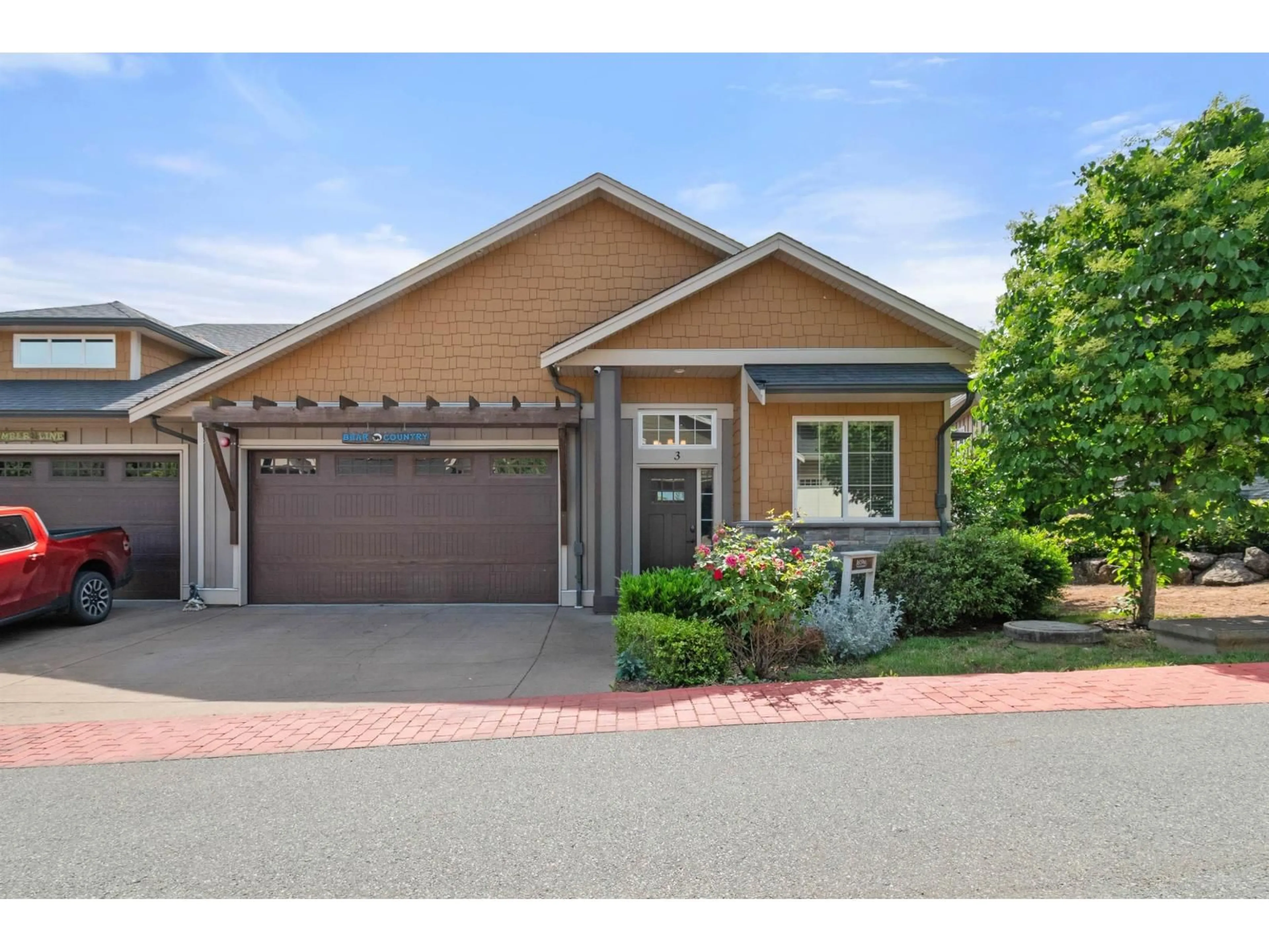 Home with brick exterior material, street for 3 - 5144 DHALIWAL PLACE, Chilliwack British Columbia V2R0W8