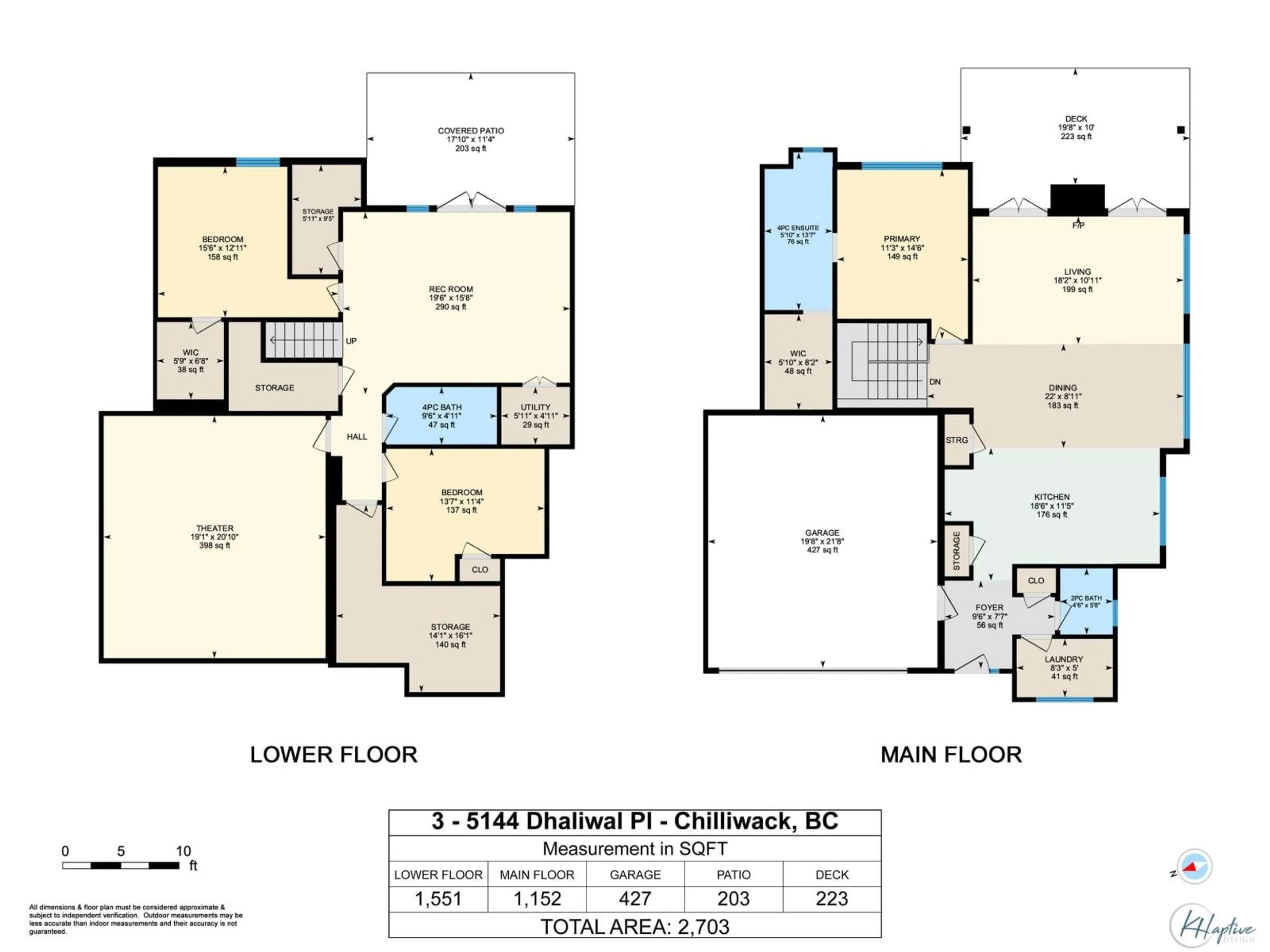 Floor plan for 3 - 5144 DHALIWAL PLACE, Chilliwack British Columbia V2R0W8
