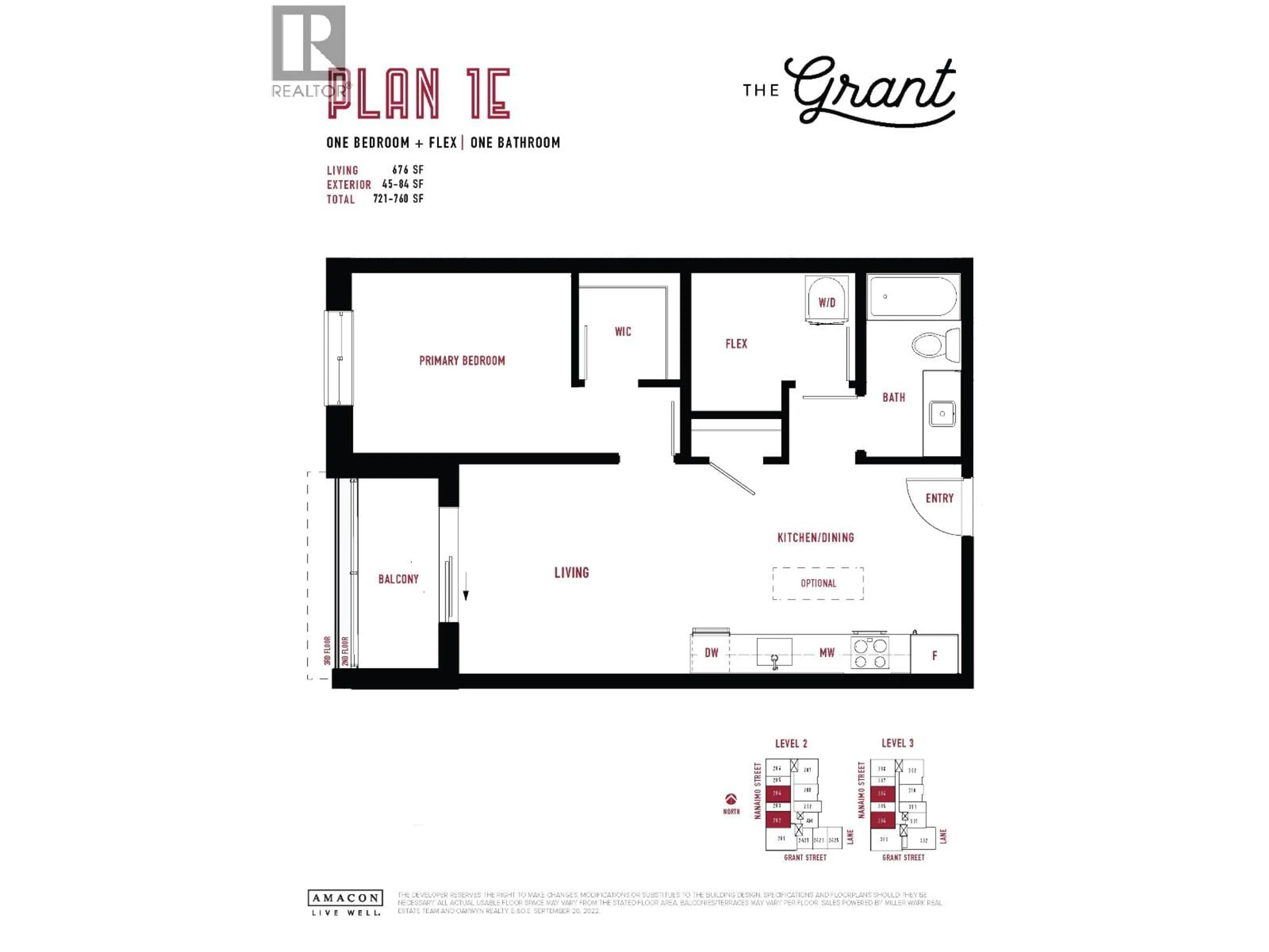 Floor plan for 204 - 2419 GRANT STREET, Vancouver British Columbia V5K3G5