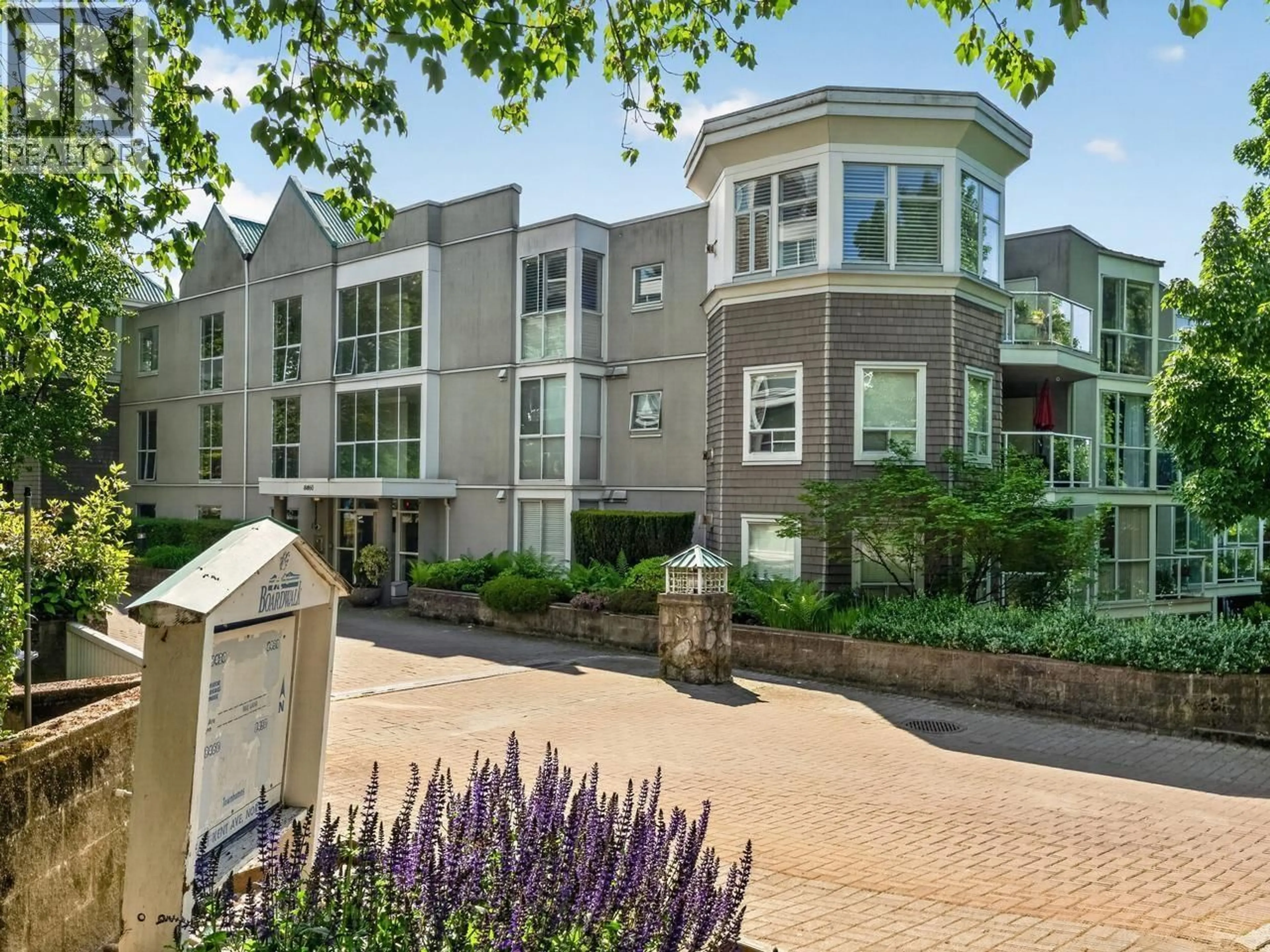 A pic from outside/outdoor area/front of a property/back of a property/a pic from drone, unknown for 109 - 8460 JELLICOE STREET, Vancouver British Columbia V5S4S8
