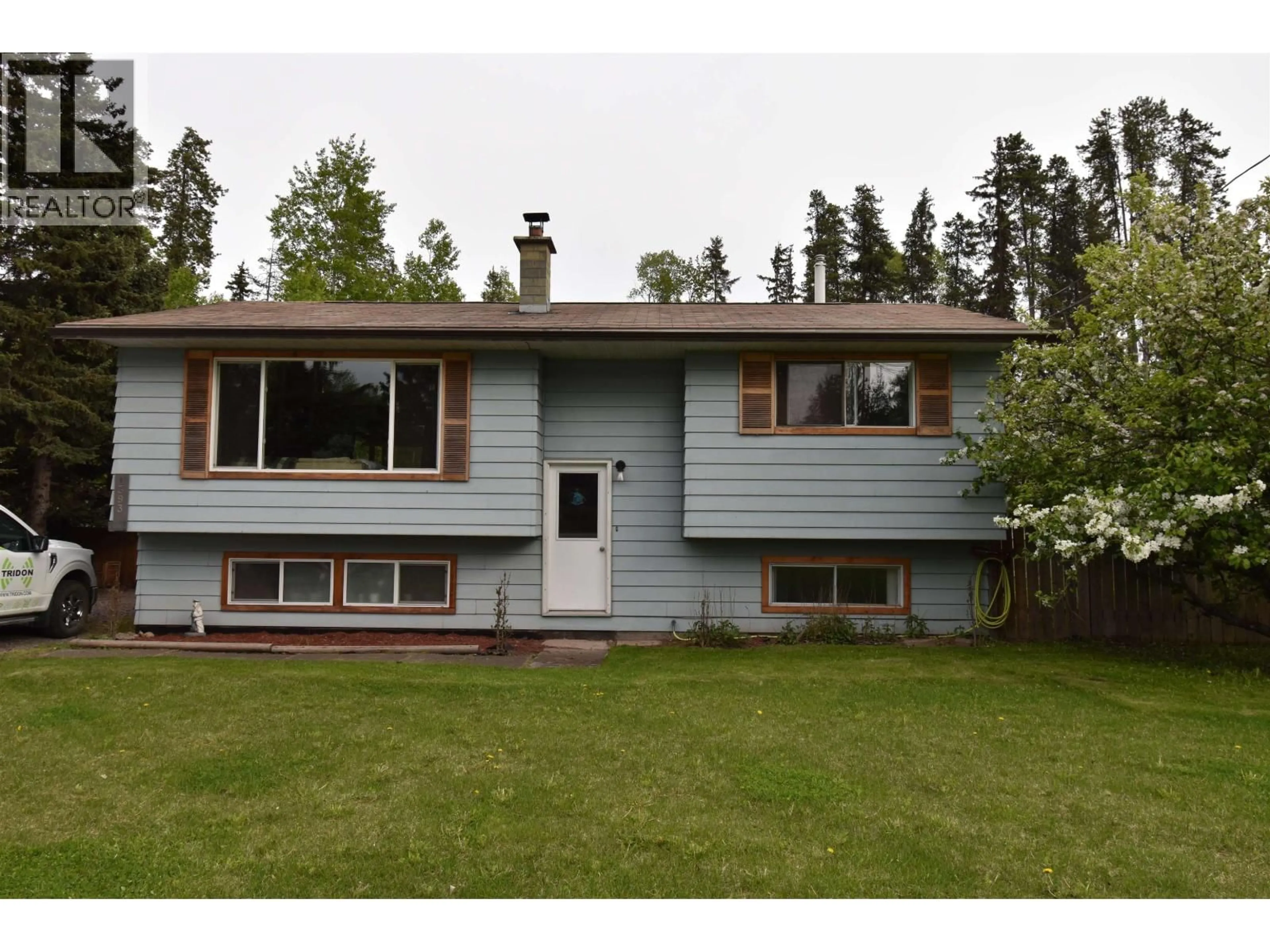 Home with vinyl exterior material, street for 1393 COALMINE ROAD, Telkwa British Columbia V0J2X0