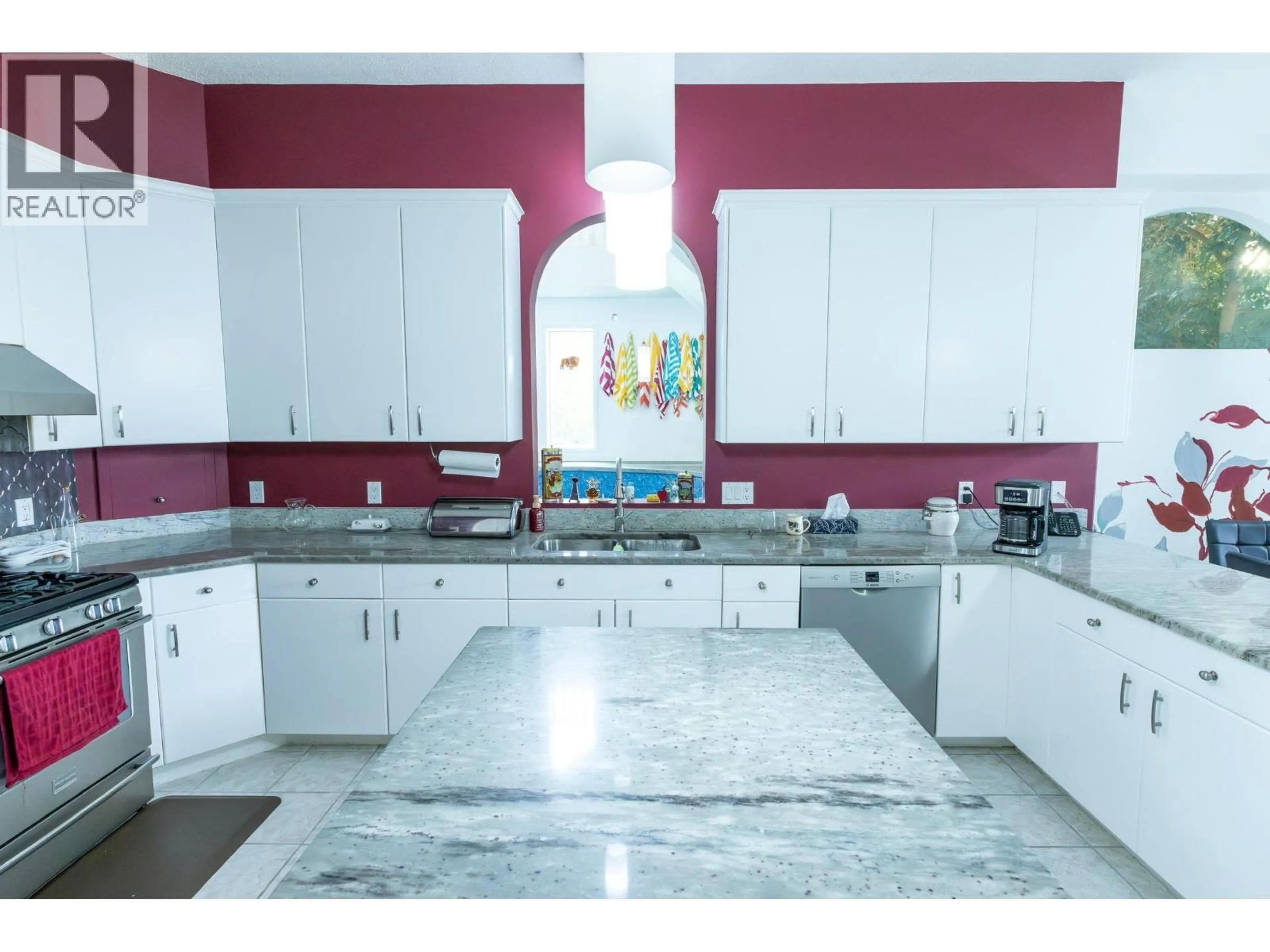 Contemporary kitchen, ceramic/tile floor for 5009 BALDONNEL ROAD, Fort St. John British Columbia V0C1C6