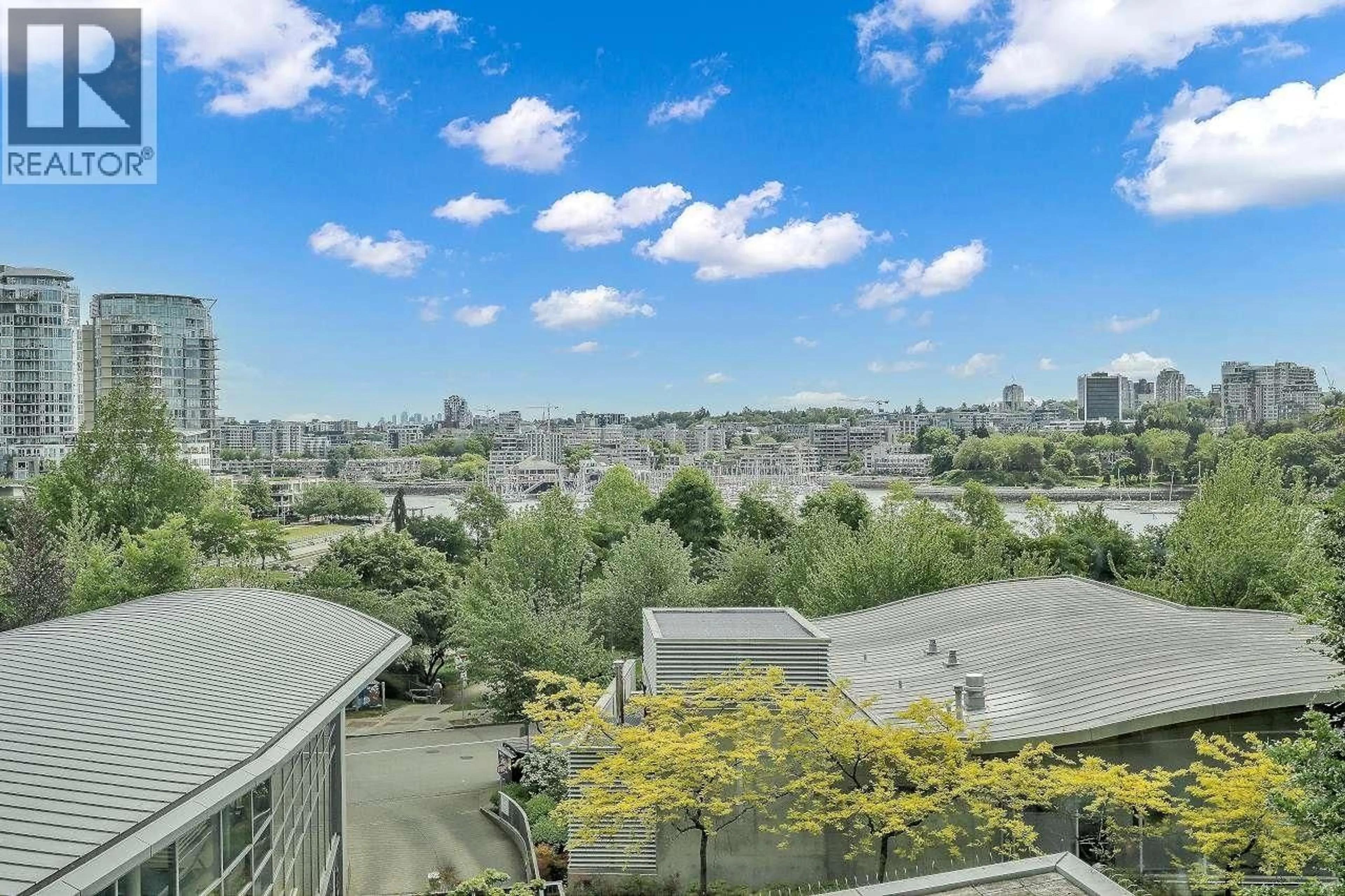 A pic from outside/outdoor area/front of a property/back of a property/a pic from drone, city buildings view from balcony for 601 - 1408 STRATHMORE MEWS, Vancouver British Columbia V6Z3A9