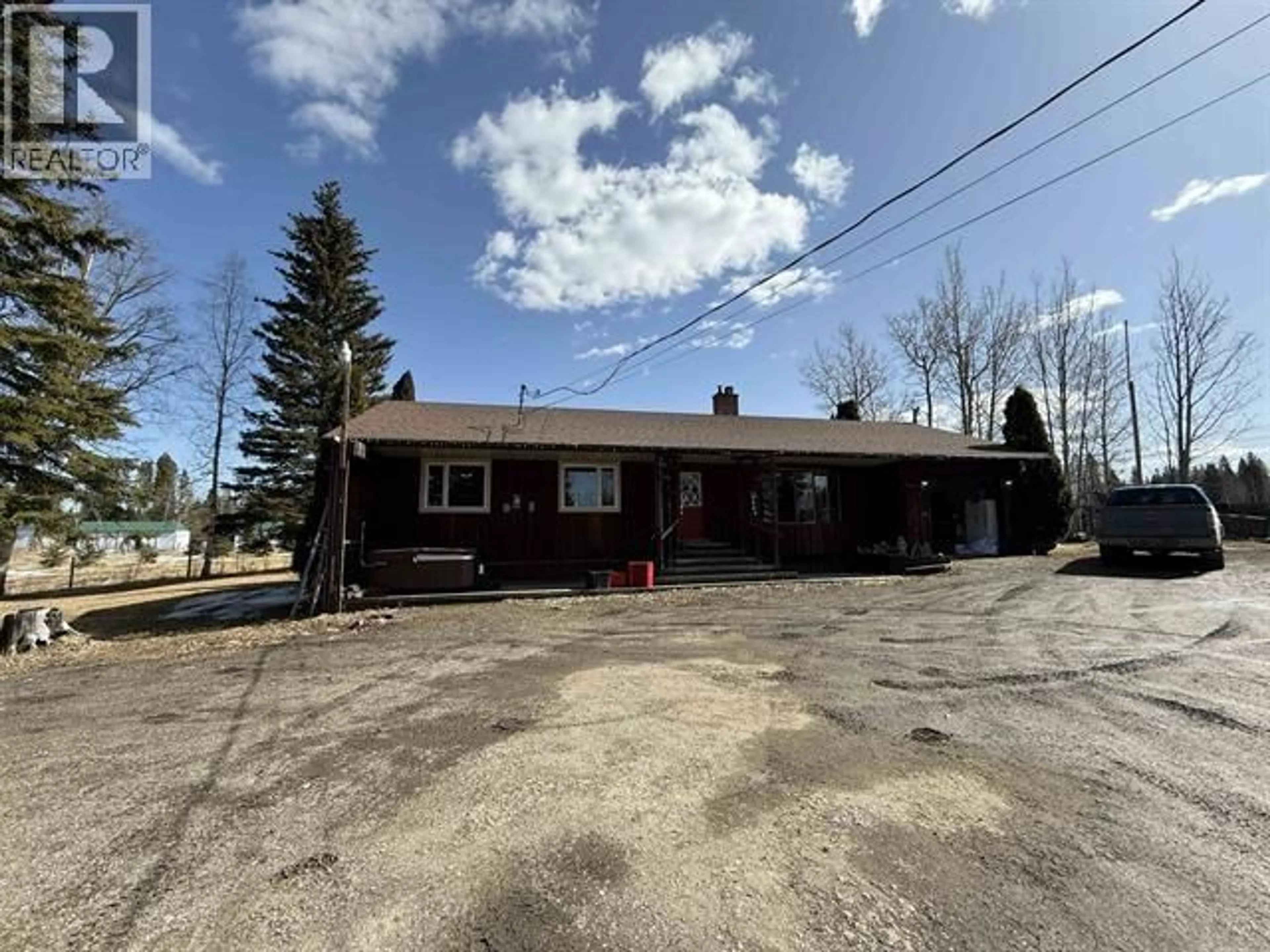 A pic from outside/outdoor area/front of a property/back of a property/a pic from drone, building for 5924 16 HIGHWAY, Prince George British Columbia V2N6K1