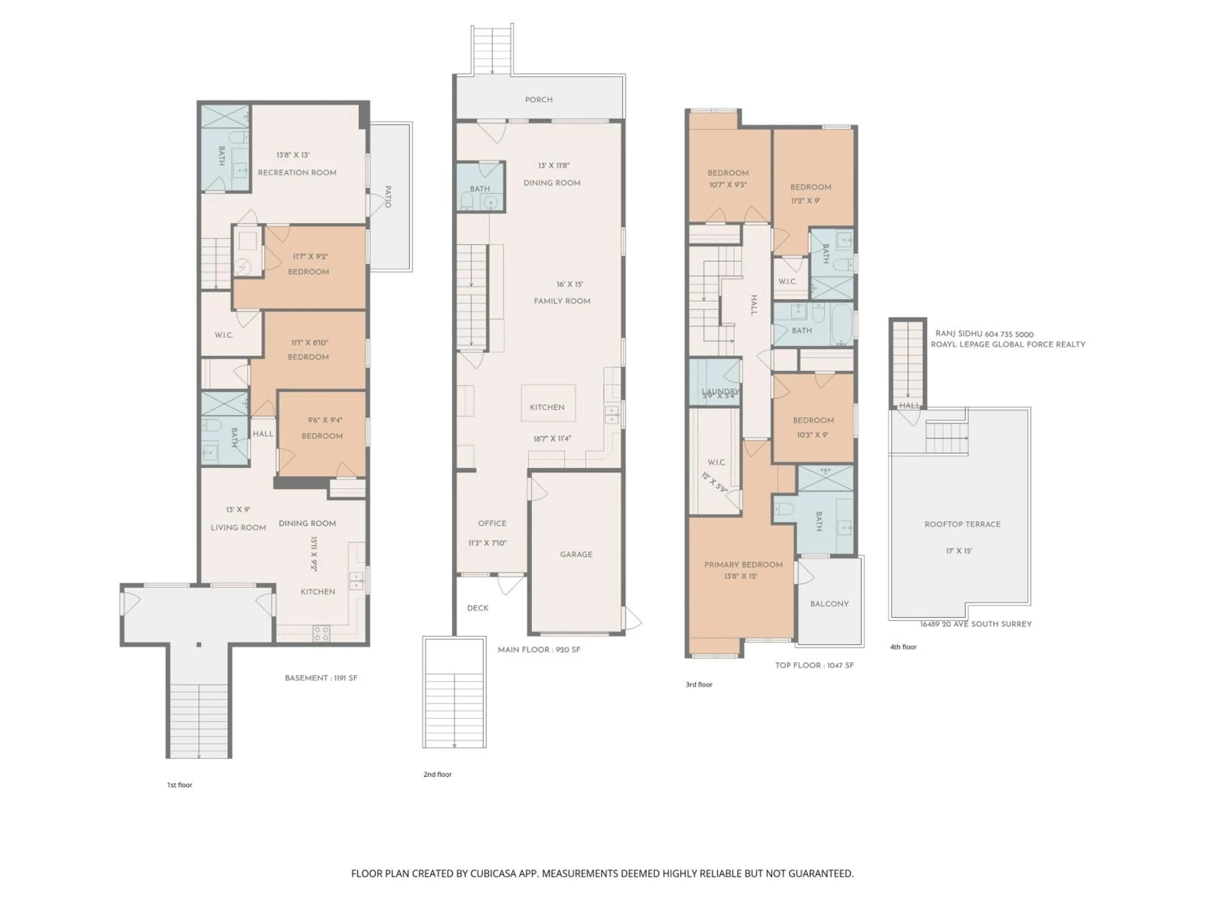 Floor plan for 16487 20 AVENUE, Surrey British Columbia V3Z9M9
