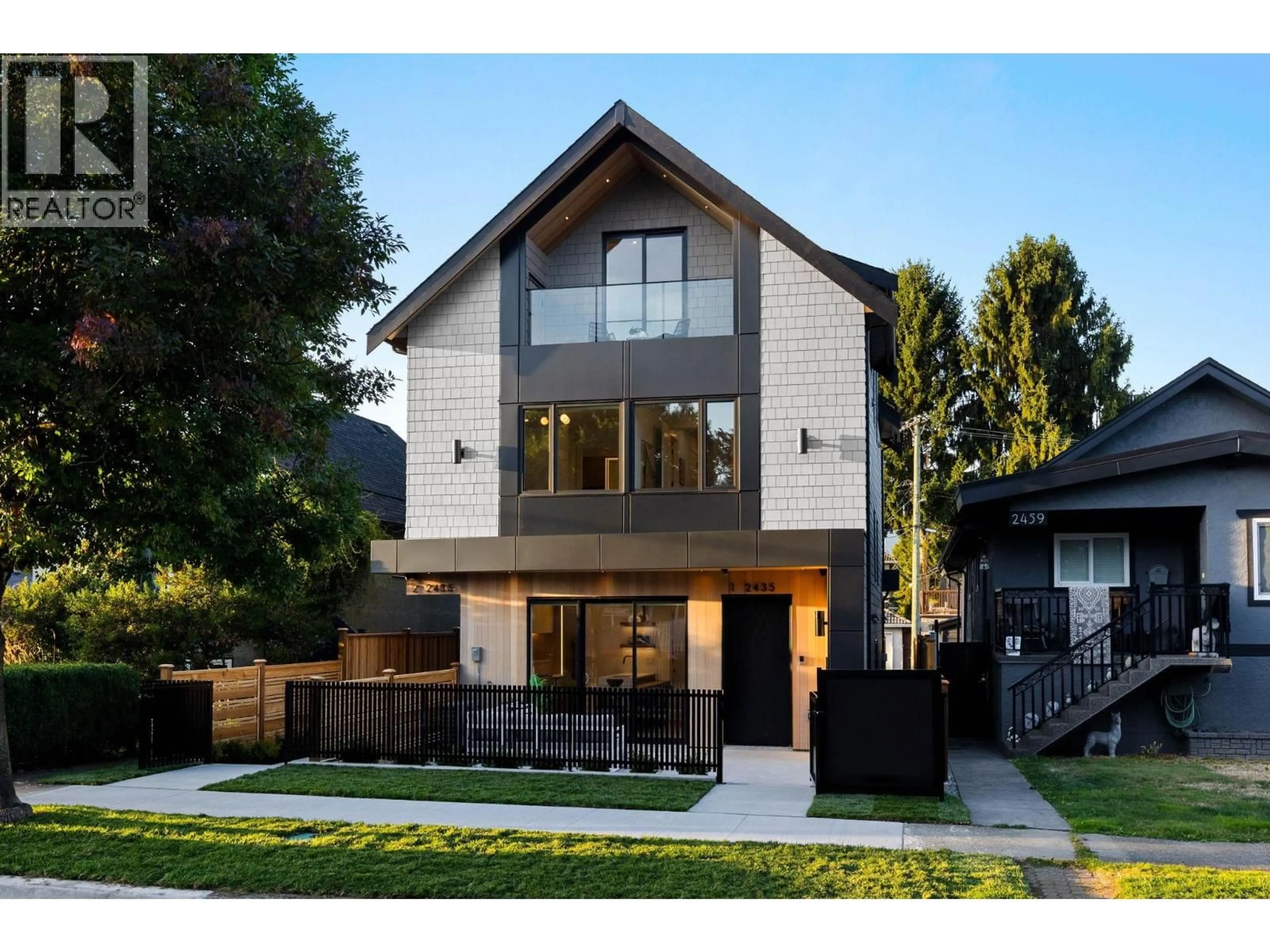 Home with brick exterior material, street for 1 - 2435 NAPIER STREET, Vancouver British Columbia V5K2W2