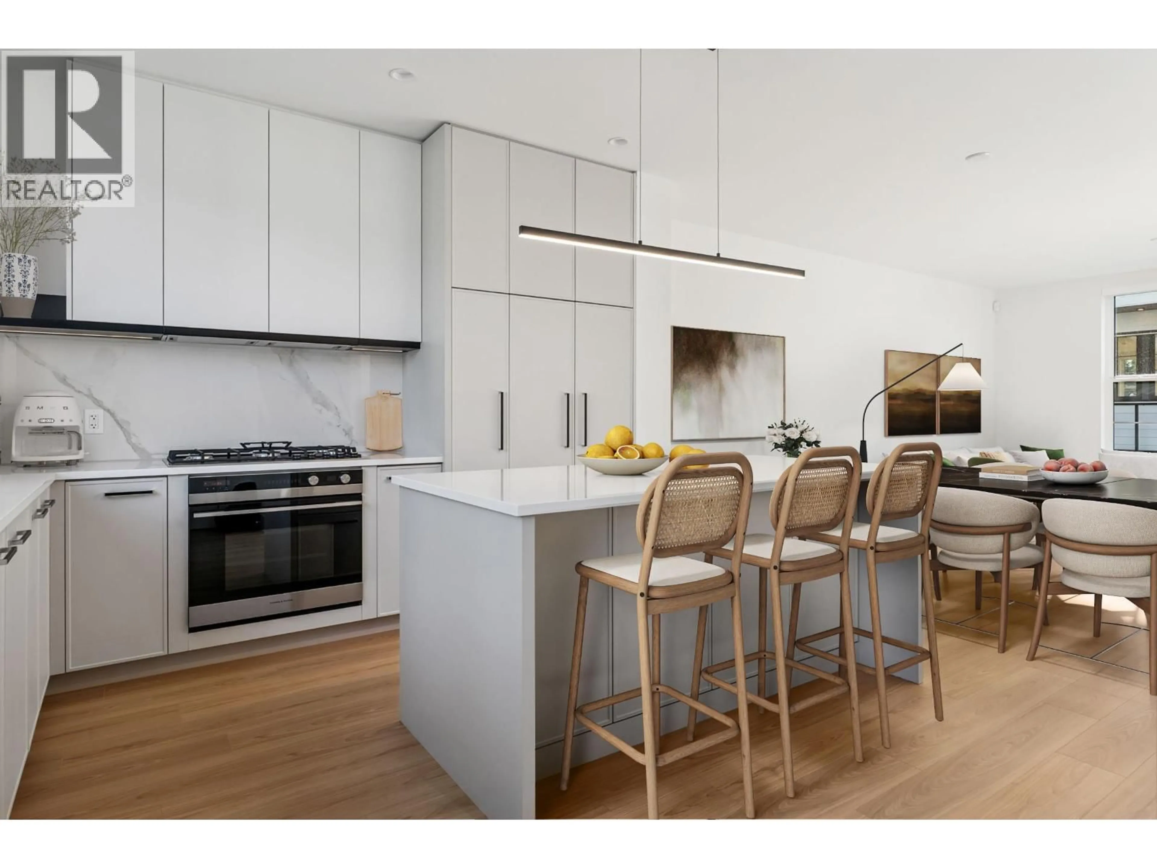 Open concept kitchen, wood/laminate floor for 14 - 10188 NO. 1 ROAD, Richmond British Columbia V7E0C8