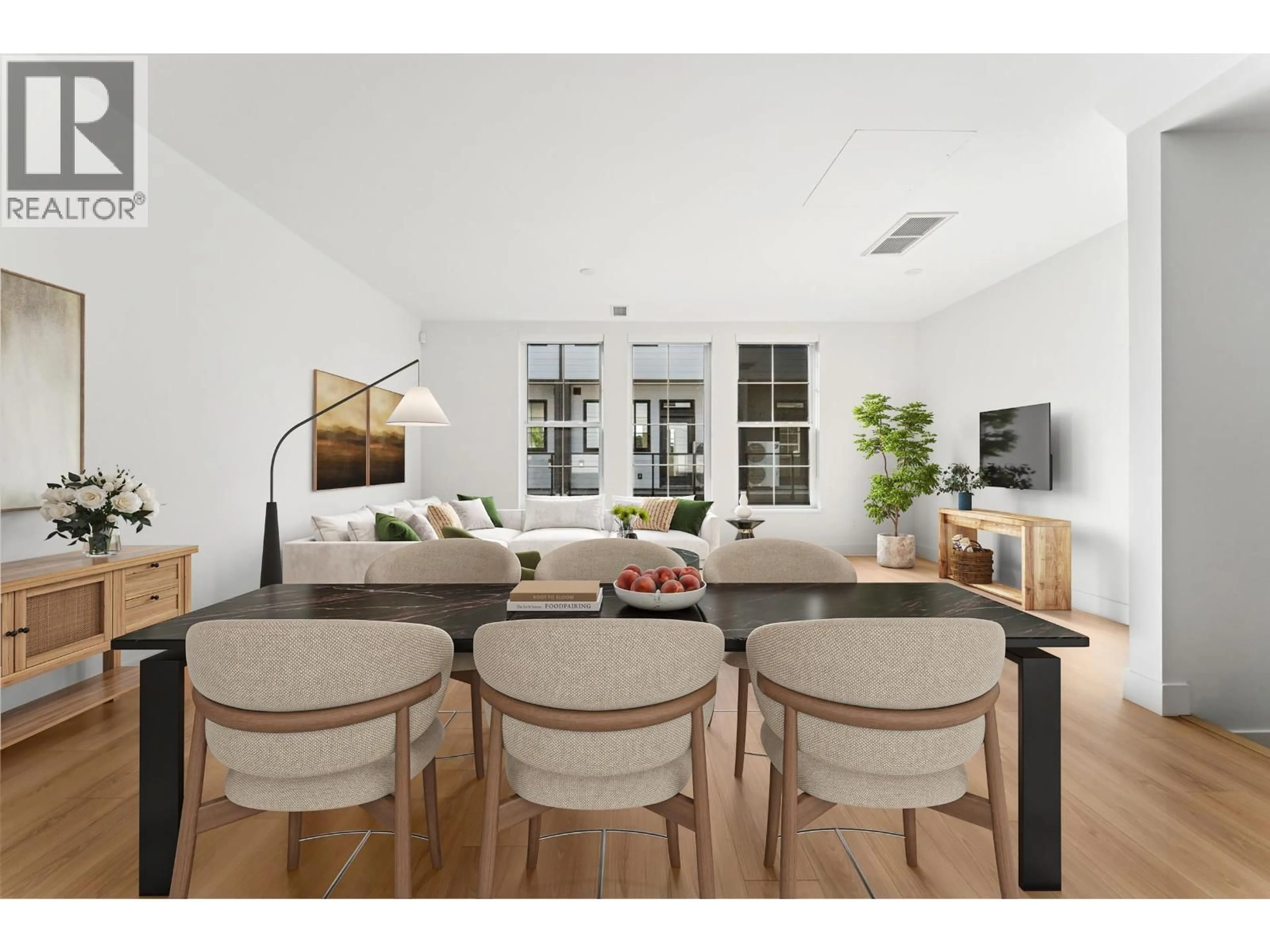 Open concept kitchen, wood/laminate floor for 14 - 10188 NO. 1 ROAD, Richmond British Columbia V7E0C8