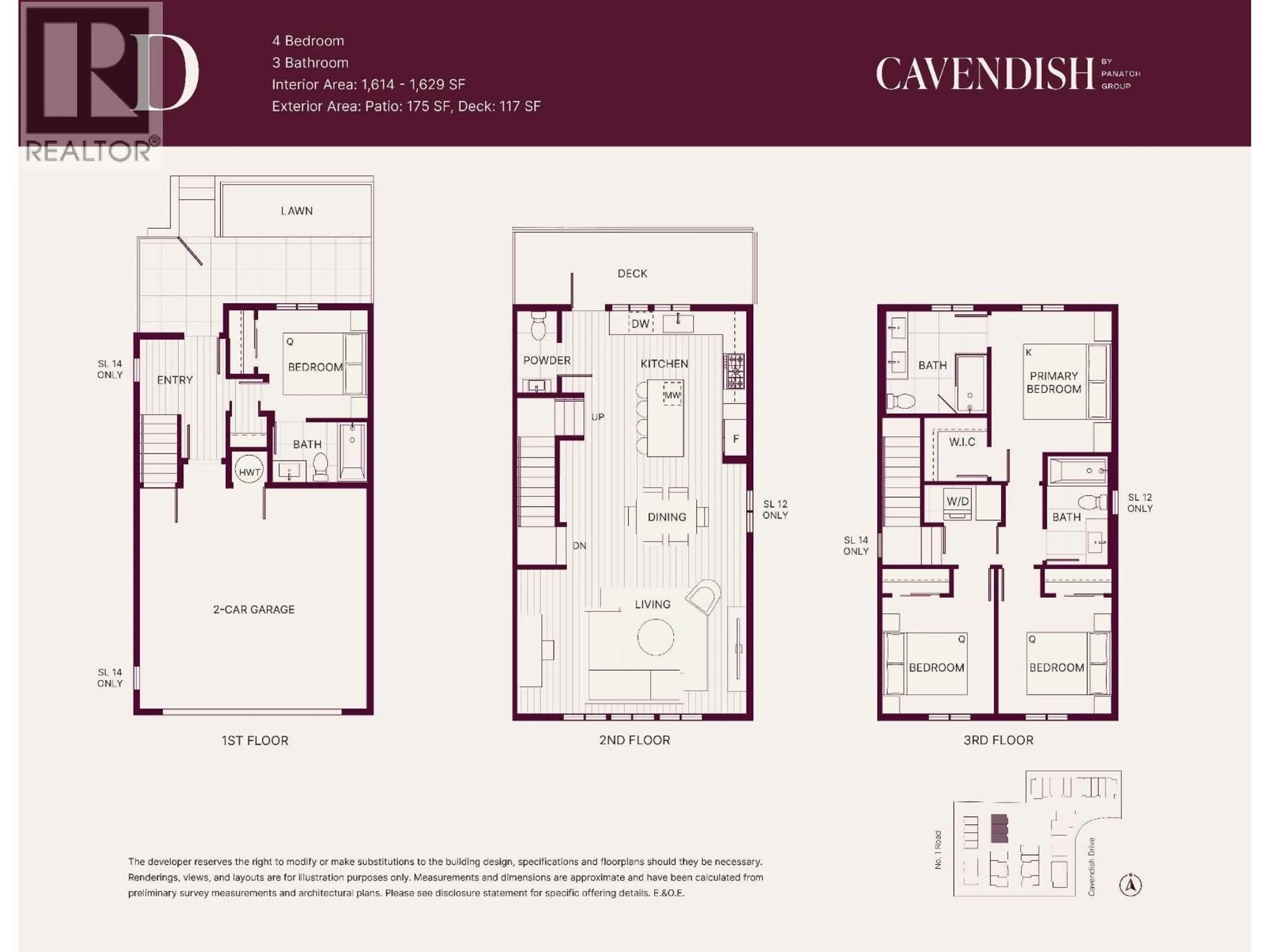 Floor plan for 14 - 10188 NO. 1 ROAD, Richmond British Columbia V7E0C8