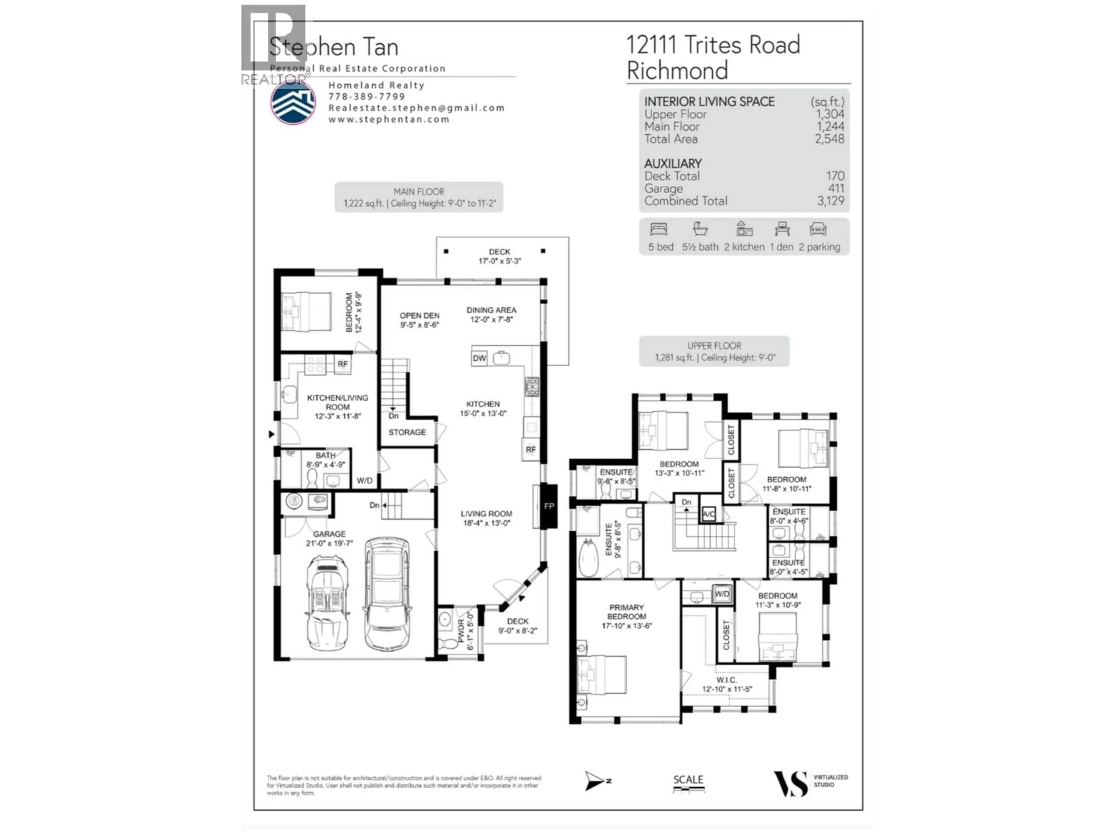 Floor plan for 12111 TRITES ROAD, Richmond British Columbia V7E3B3