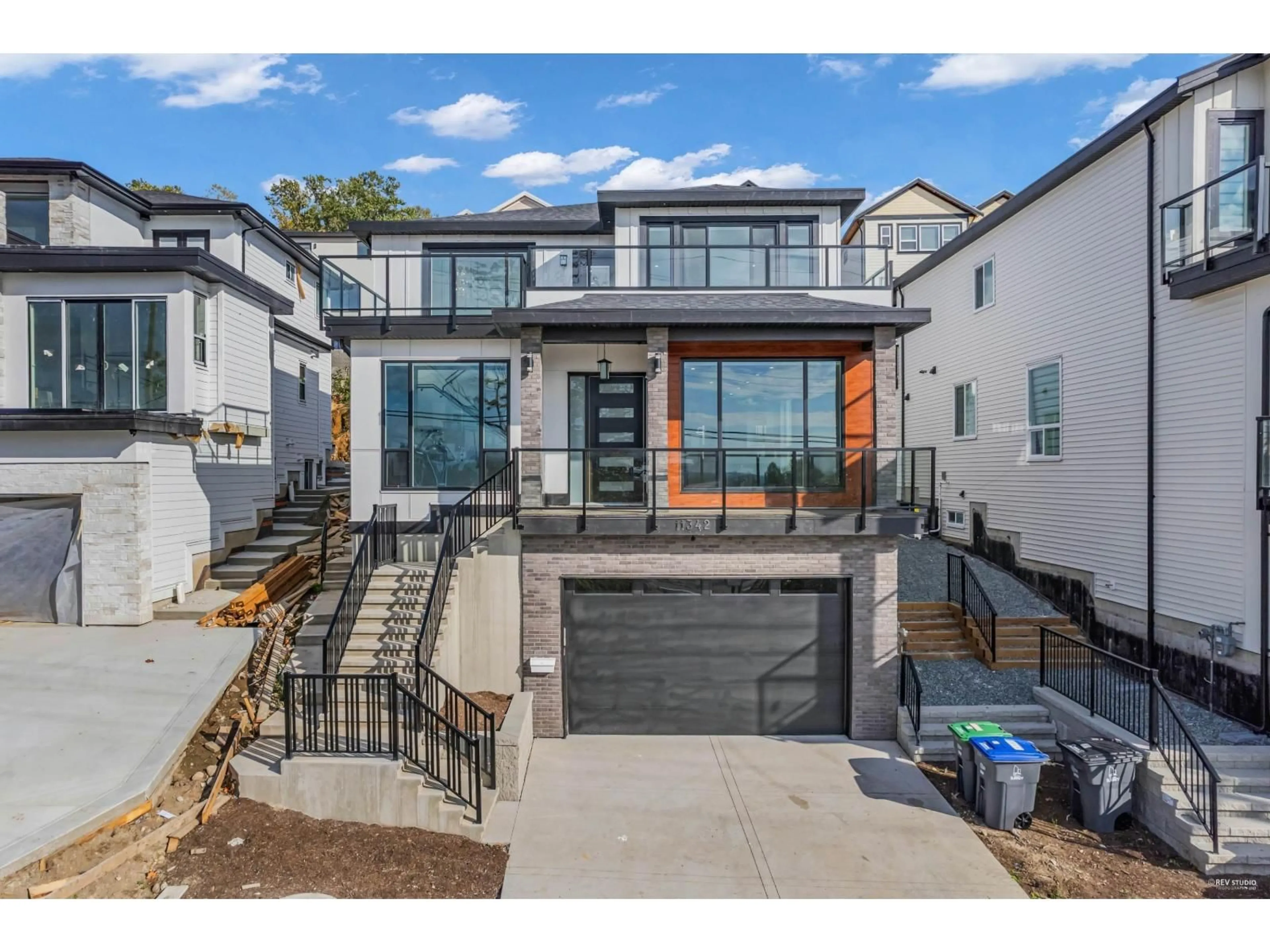Home with brick exterior material, street for 11342 RIVER ROAD, Surrey British Columbia V3V2V6