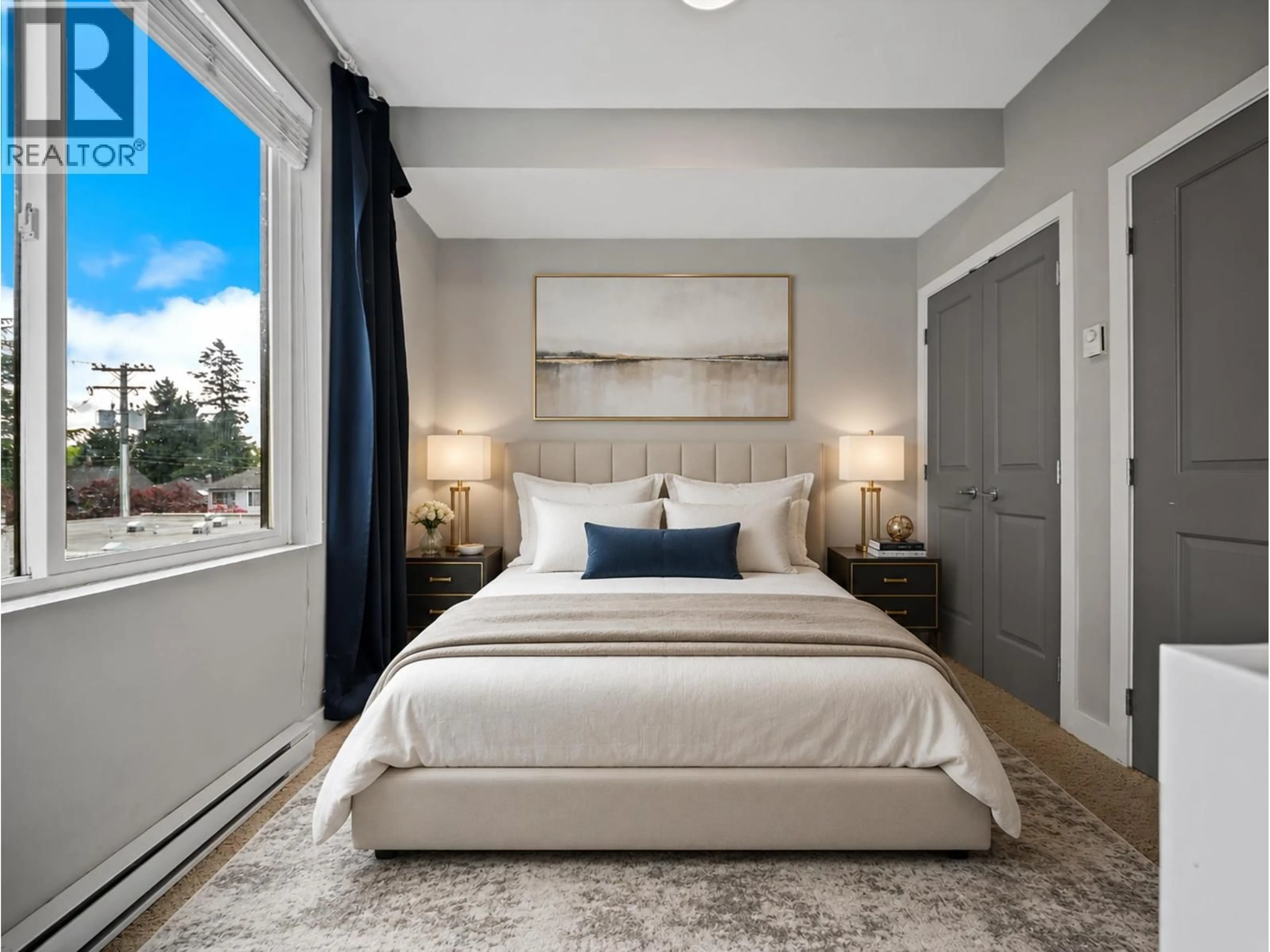Bedroom with bed, unknown for 301 - 4372 FRASER STREET, Vancouver British Columbia V5V4G3